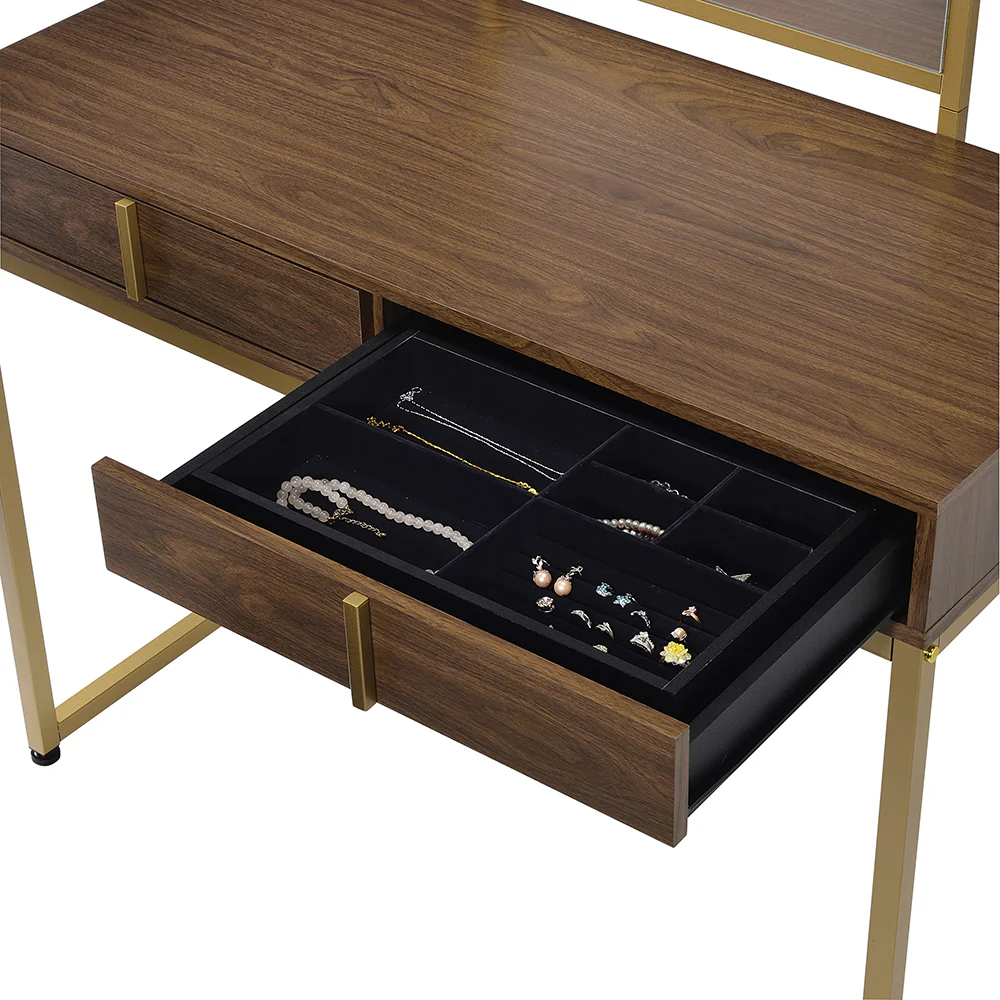 Coleen Vanity Desk w/Mirror & Jewelry Tray - Image 4