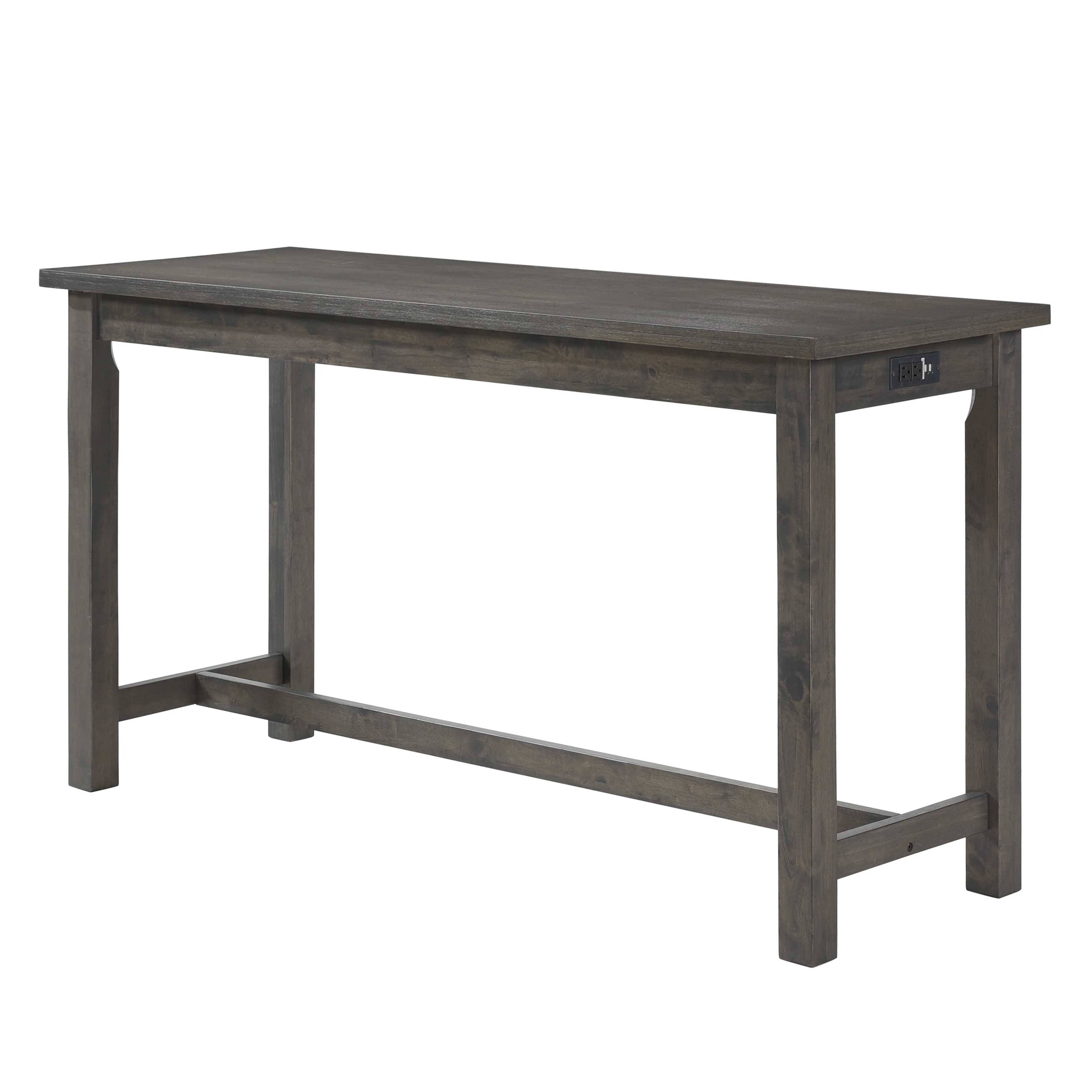 Connected 4-Piece Pack Counter Height Set in Gray - 5713GY - Image 3