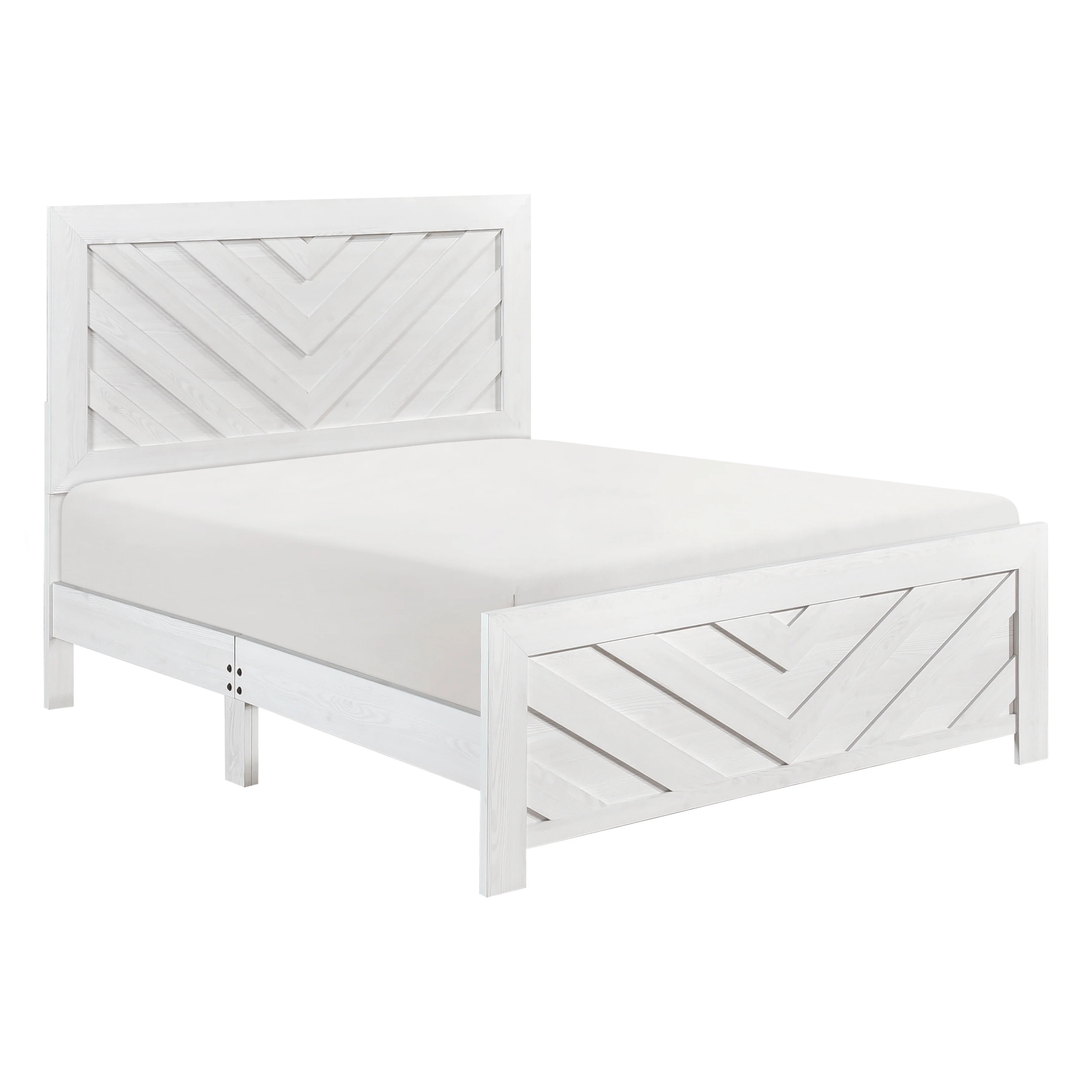 Corbin Full Bed in White - 1534NPWHF-1 - Image 3