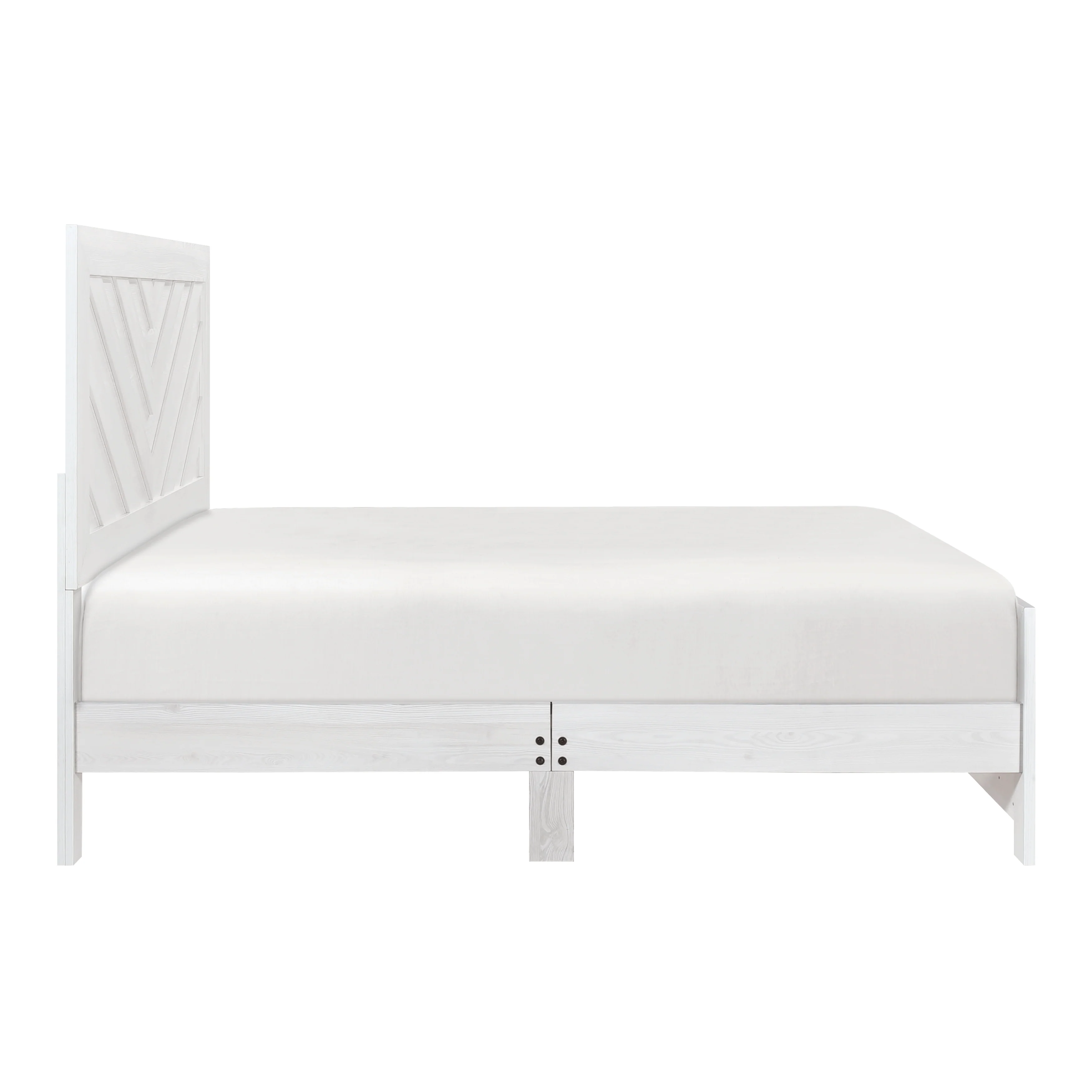 Corbin Full Bed in White - 1534NPWHF-1 - Image 5