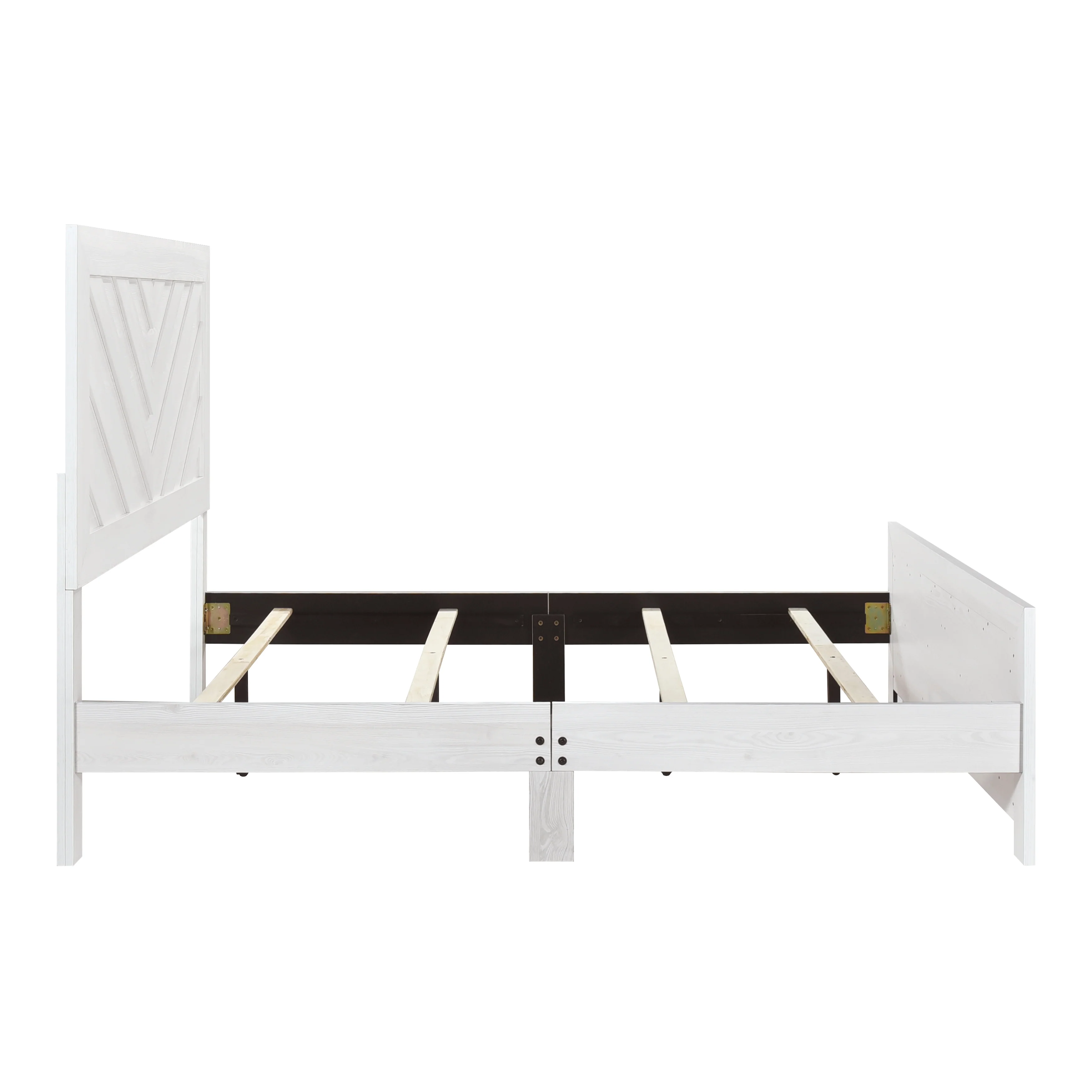 Corbin Full Bed in White - 1534NPWHF-1 - Image 6