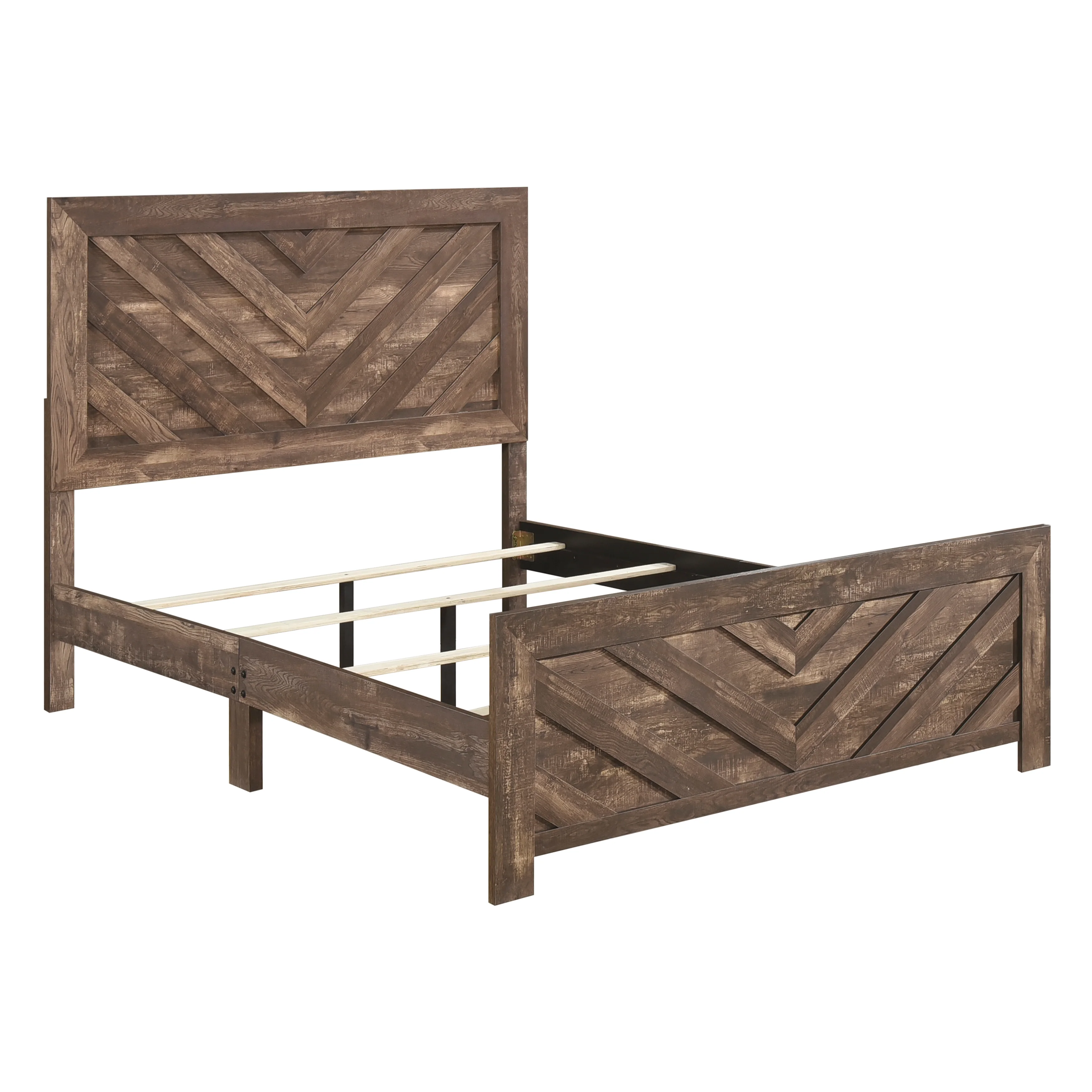 Corbin Queen Bed in Brown - 1534NP-1 - Image 5