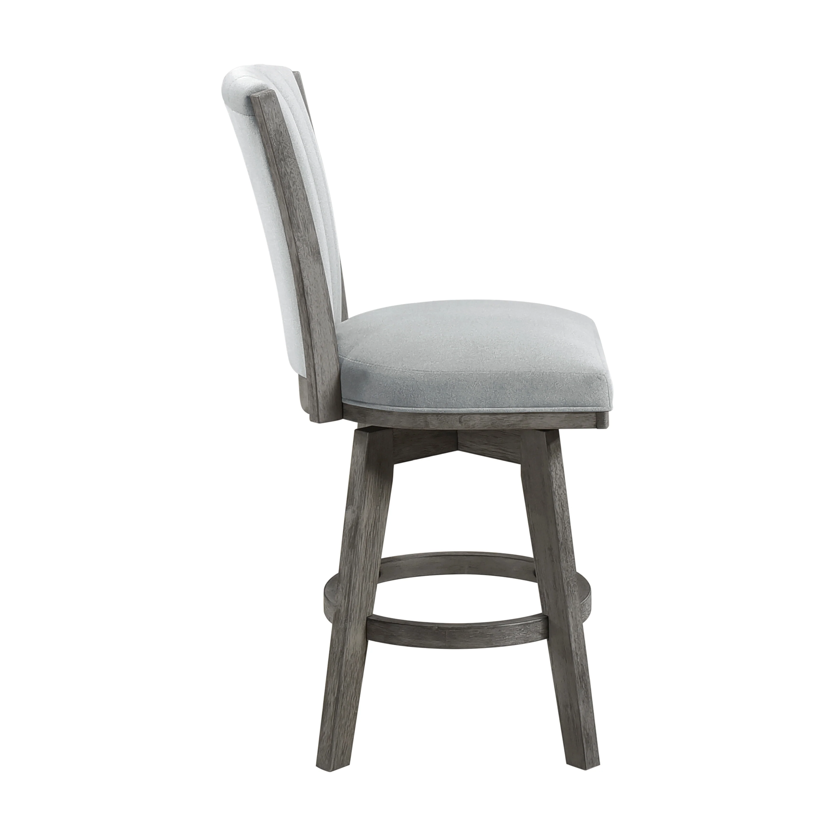 Corvallis Swivel Counter Height Chair in Gray - 5507-24GYS - Image 3