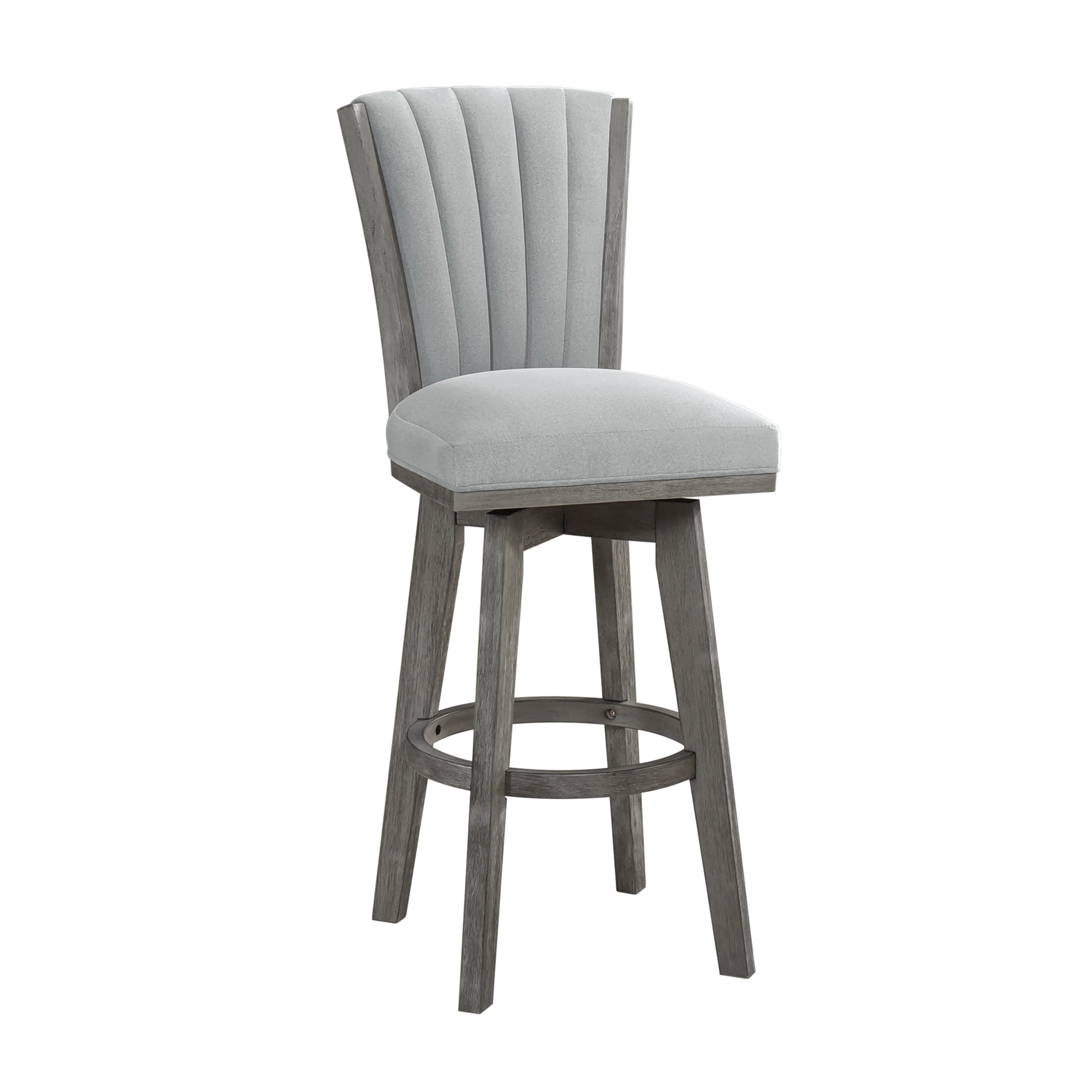 Corvallis Swivel Pub Height Chair in Gray - 5507-29GYS - Image 2
