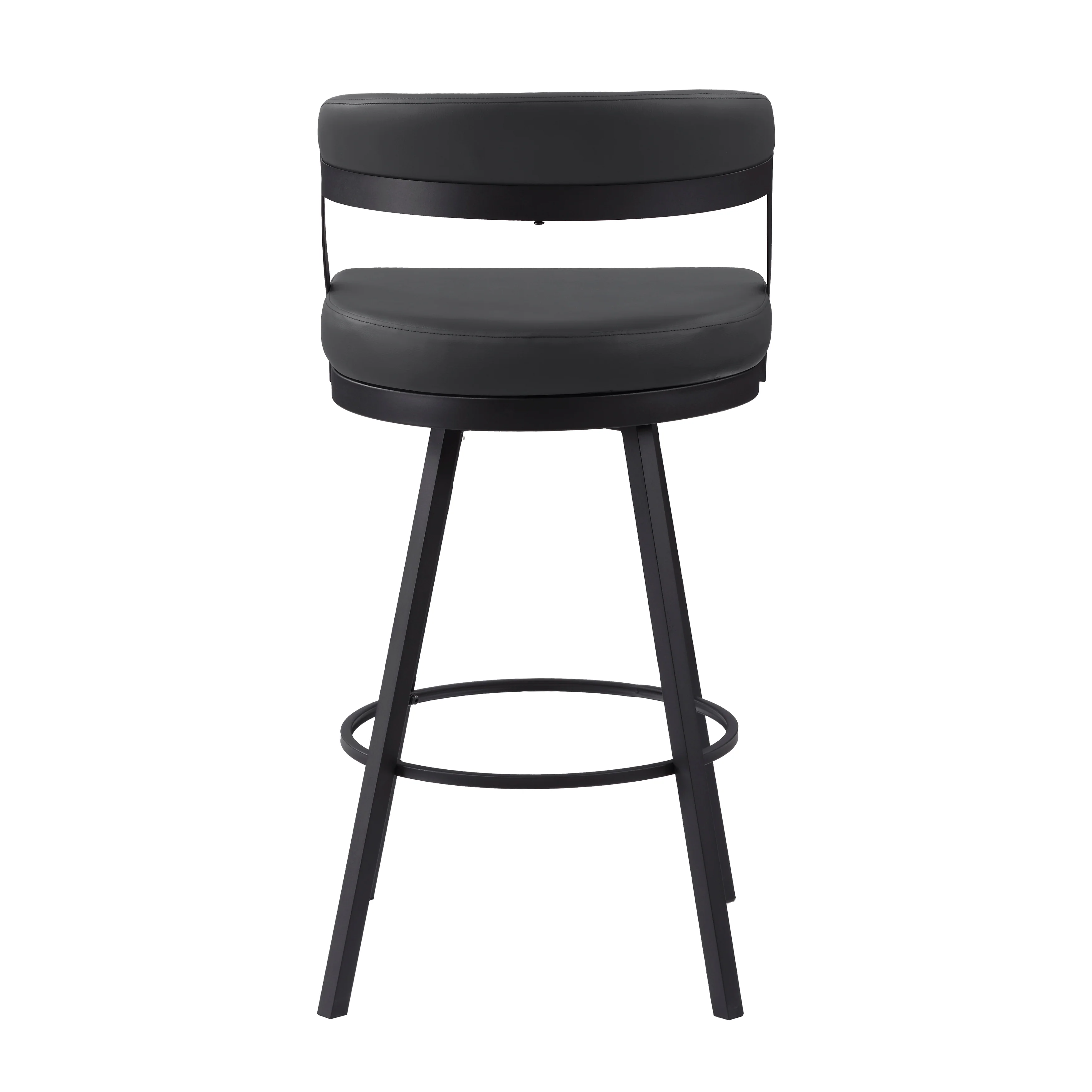 Crowley Swivel Pub Height Chair in Black - 5565-29BK - Image 3