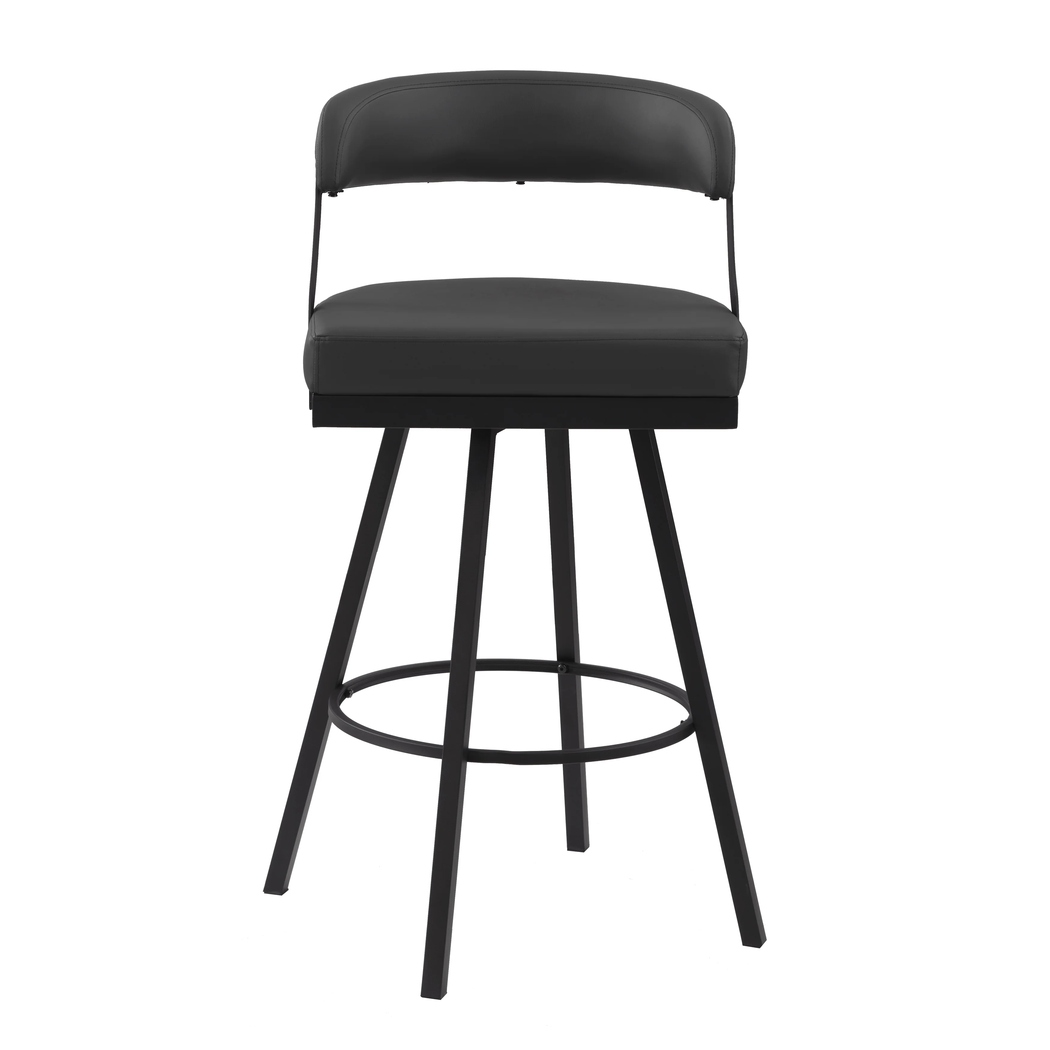 Crowley Swivel Pub Height Chair in Black - 5565-29BK - Image 4