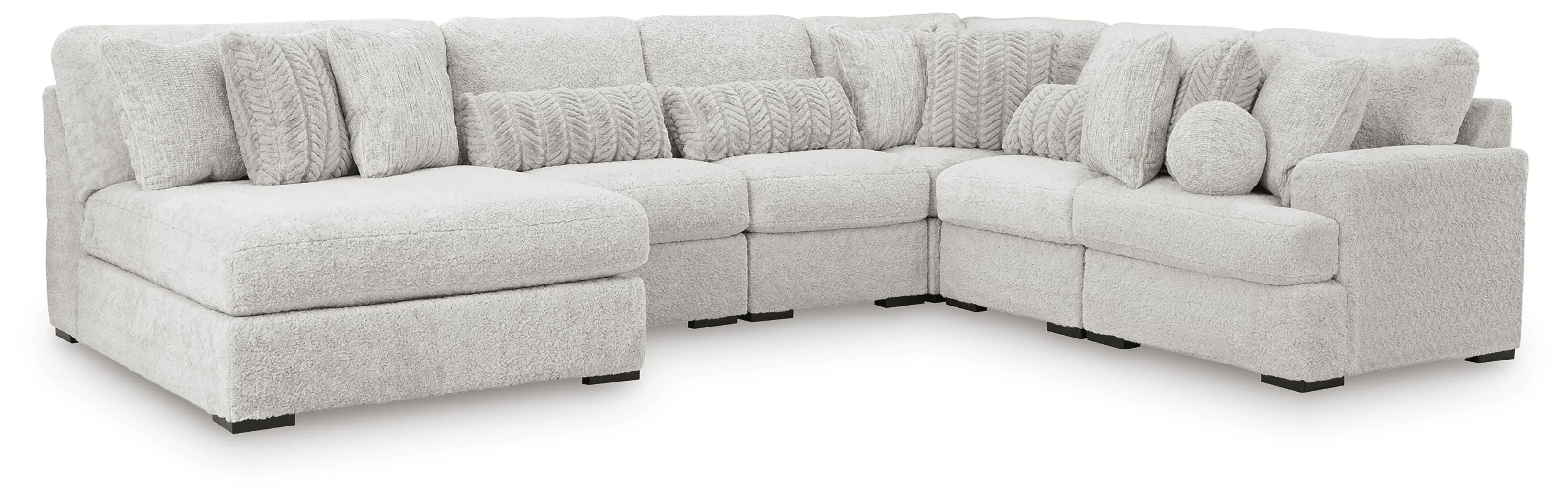 Cuddle Plush Sectional with Chaise - Image 39