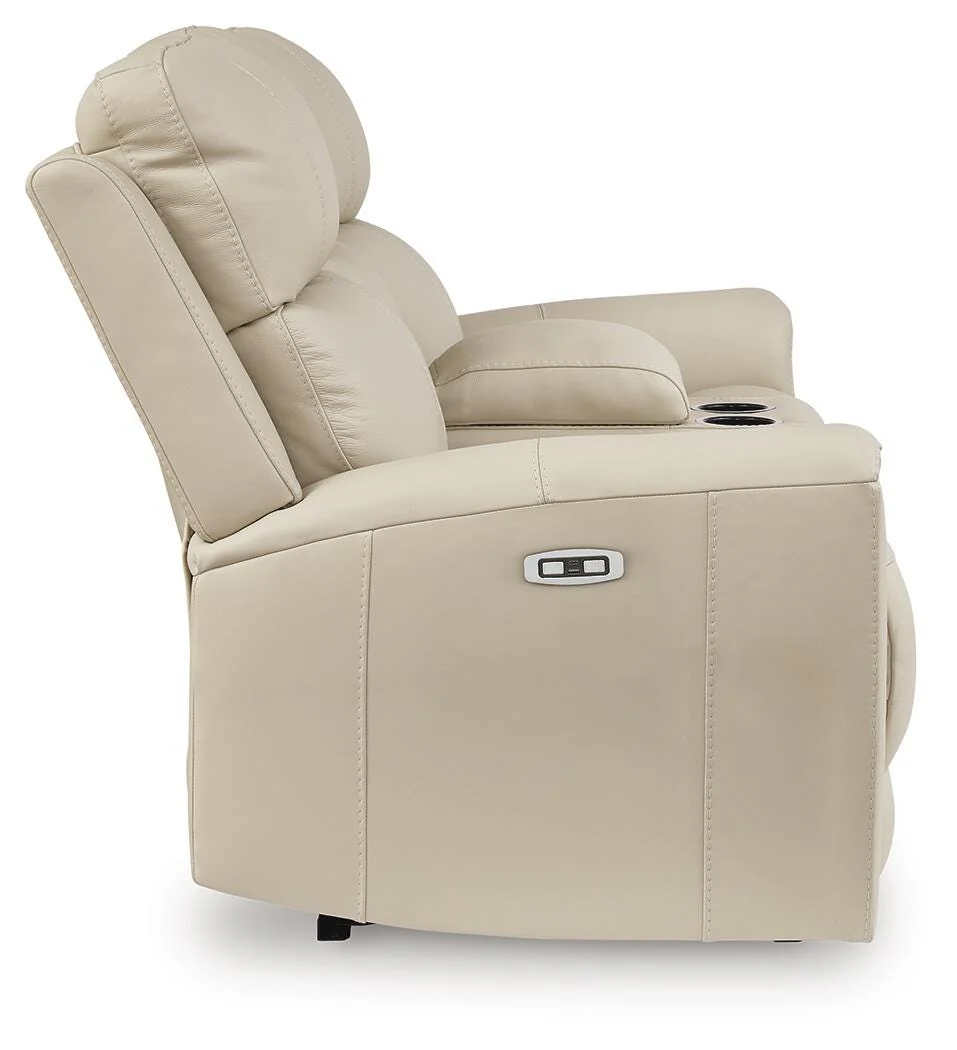 Dahlmoore Power Reclining Loveseat with Console - Image 7