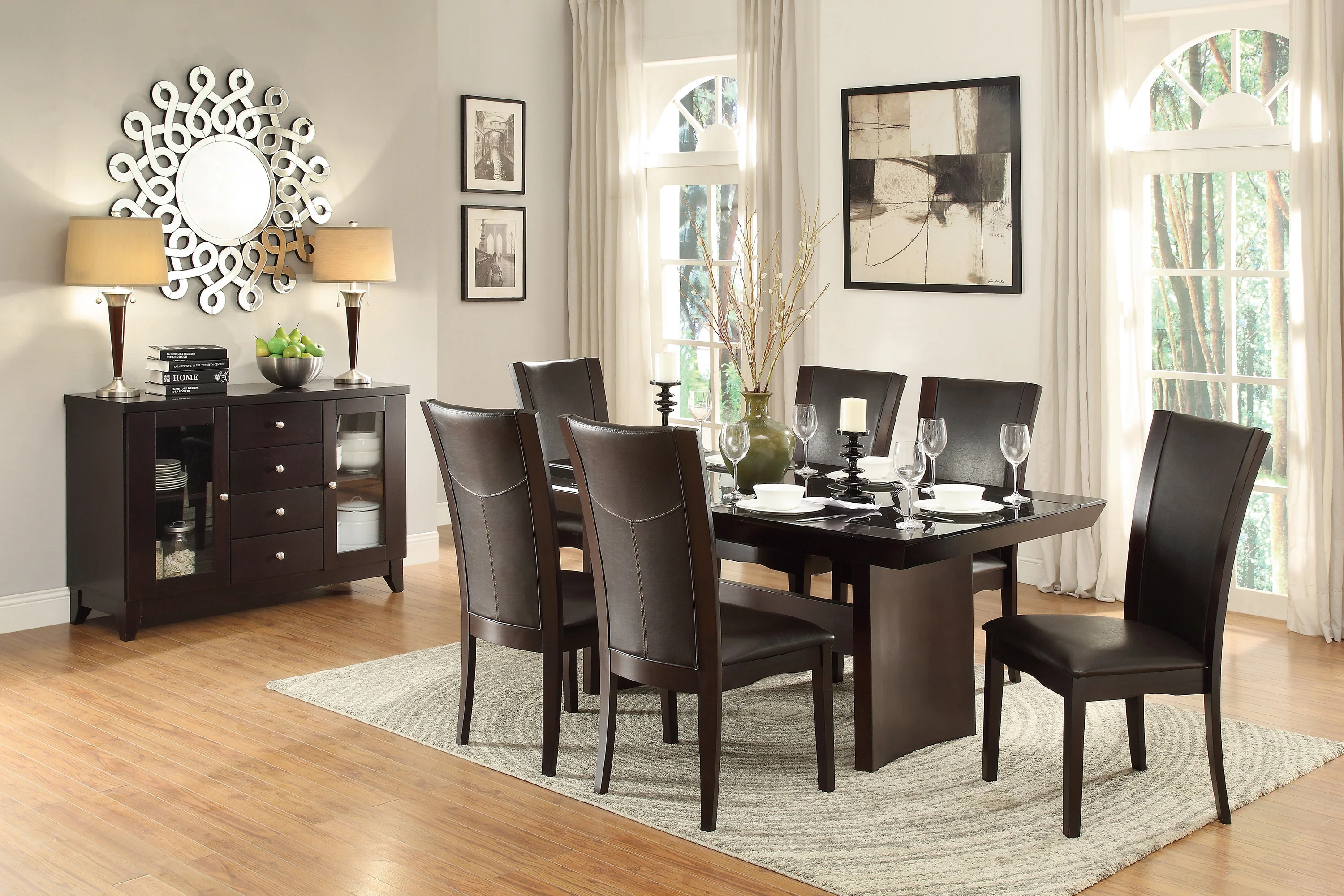 Daisy Side Chair in Espresso/Brown - 710S - Image 5