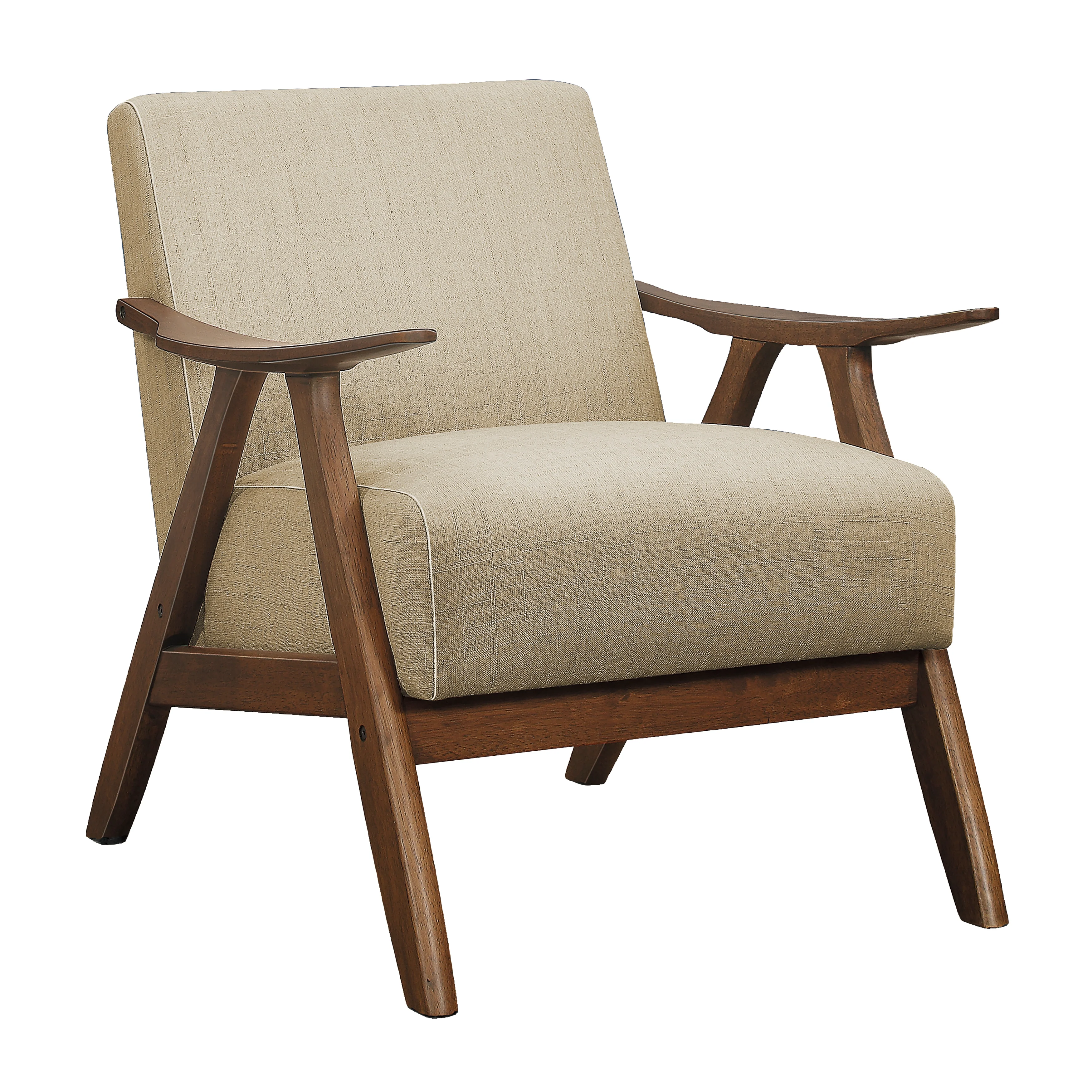 Damala ACCENT CHAIR in Brown - 1138BR-1