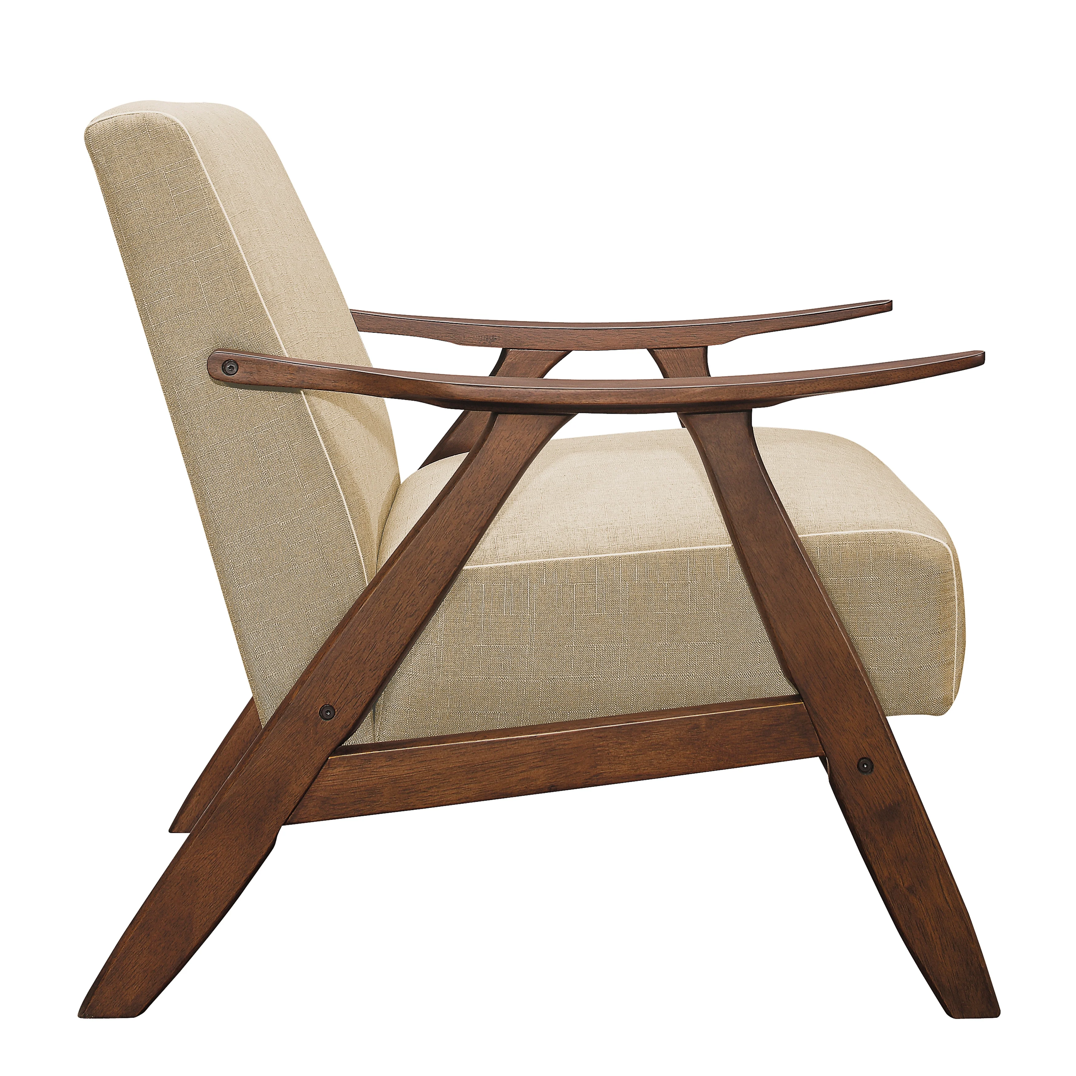 Damala ACCENT CHAIR in Brown - 1138BR-1 - Image 3