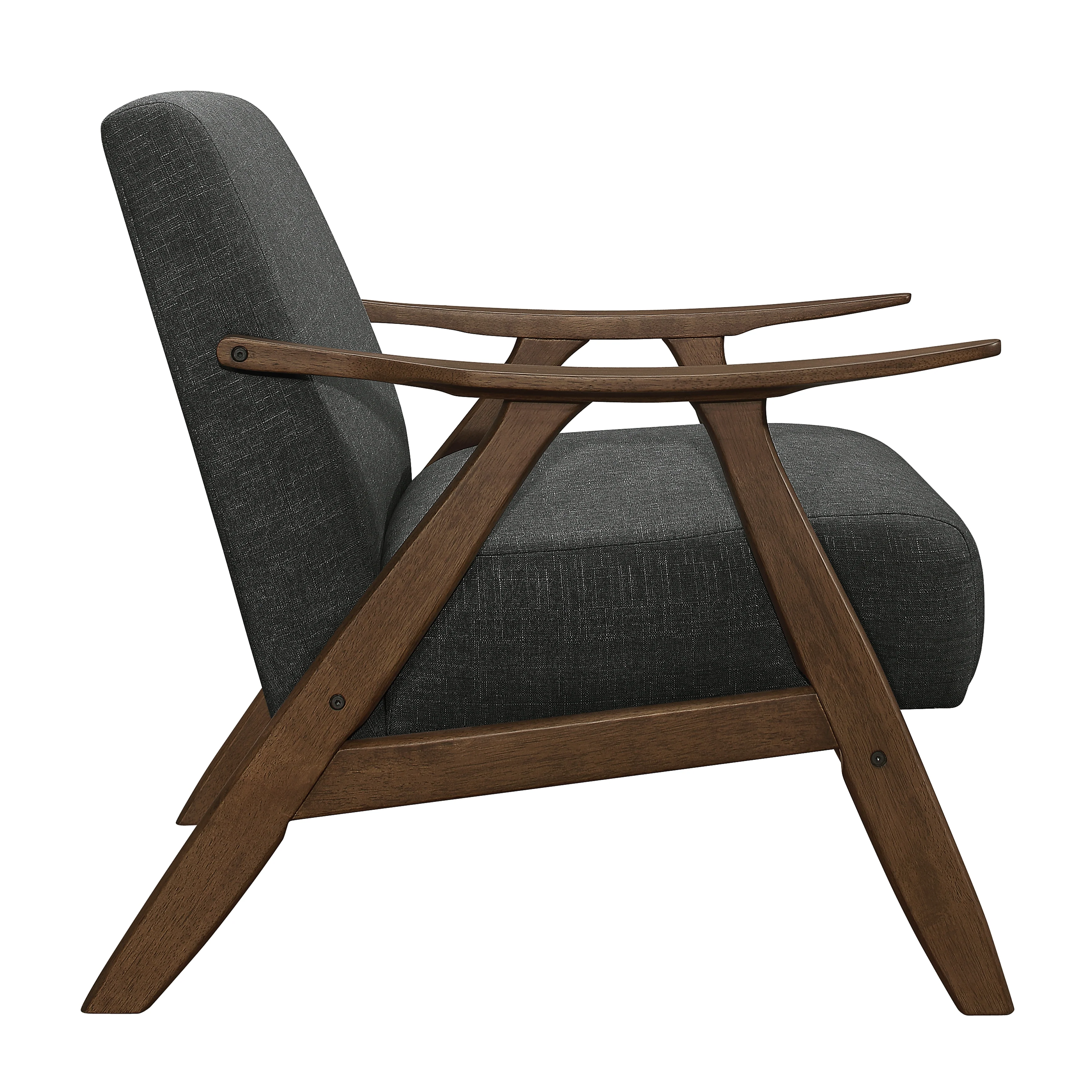 Damala ACCENT CHAIR in Gray - 1138DG-1 - Image 3