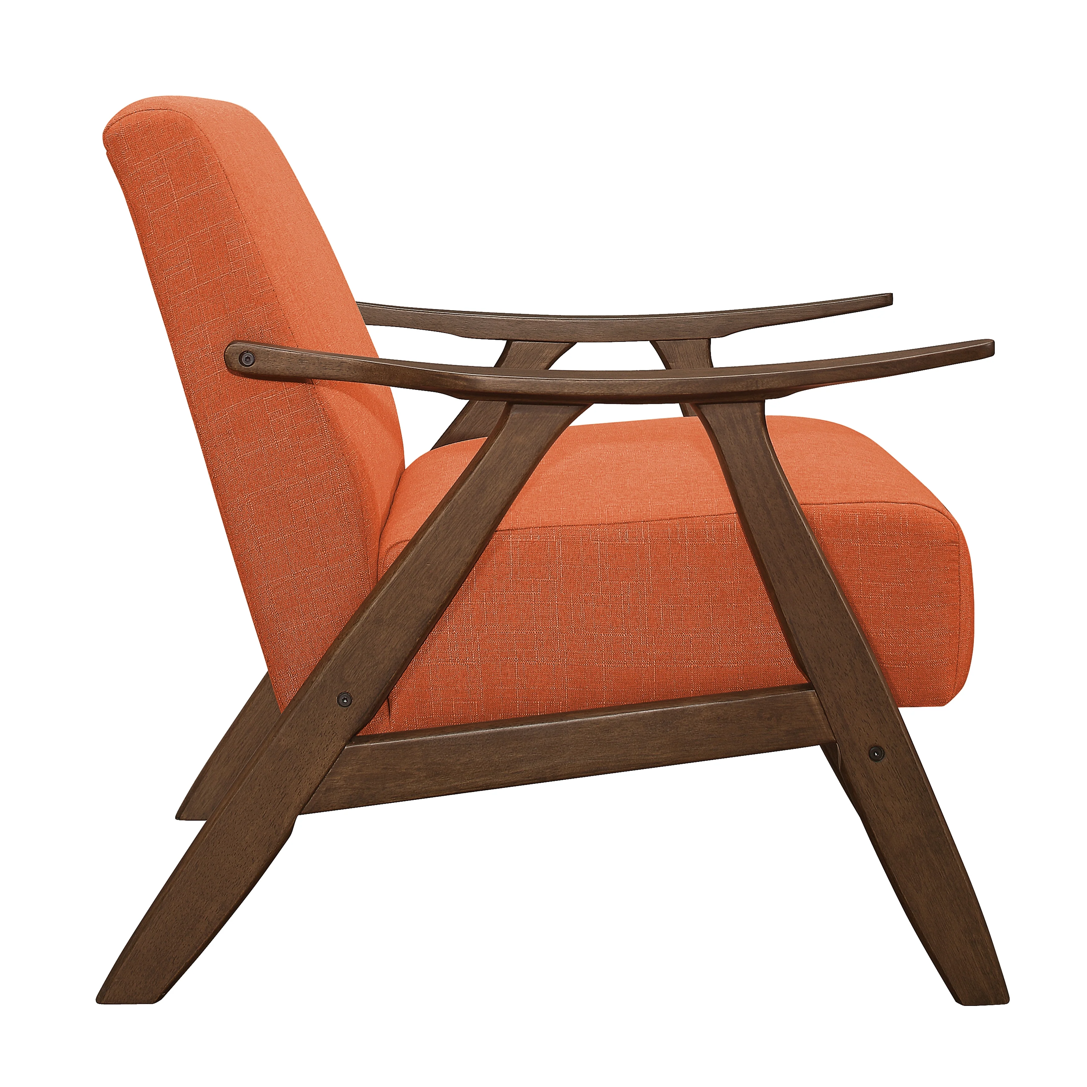 Damala Accent Chair in Orange - 1138RN-1 - Image 3