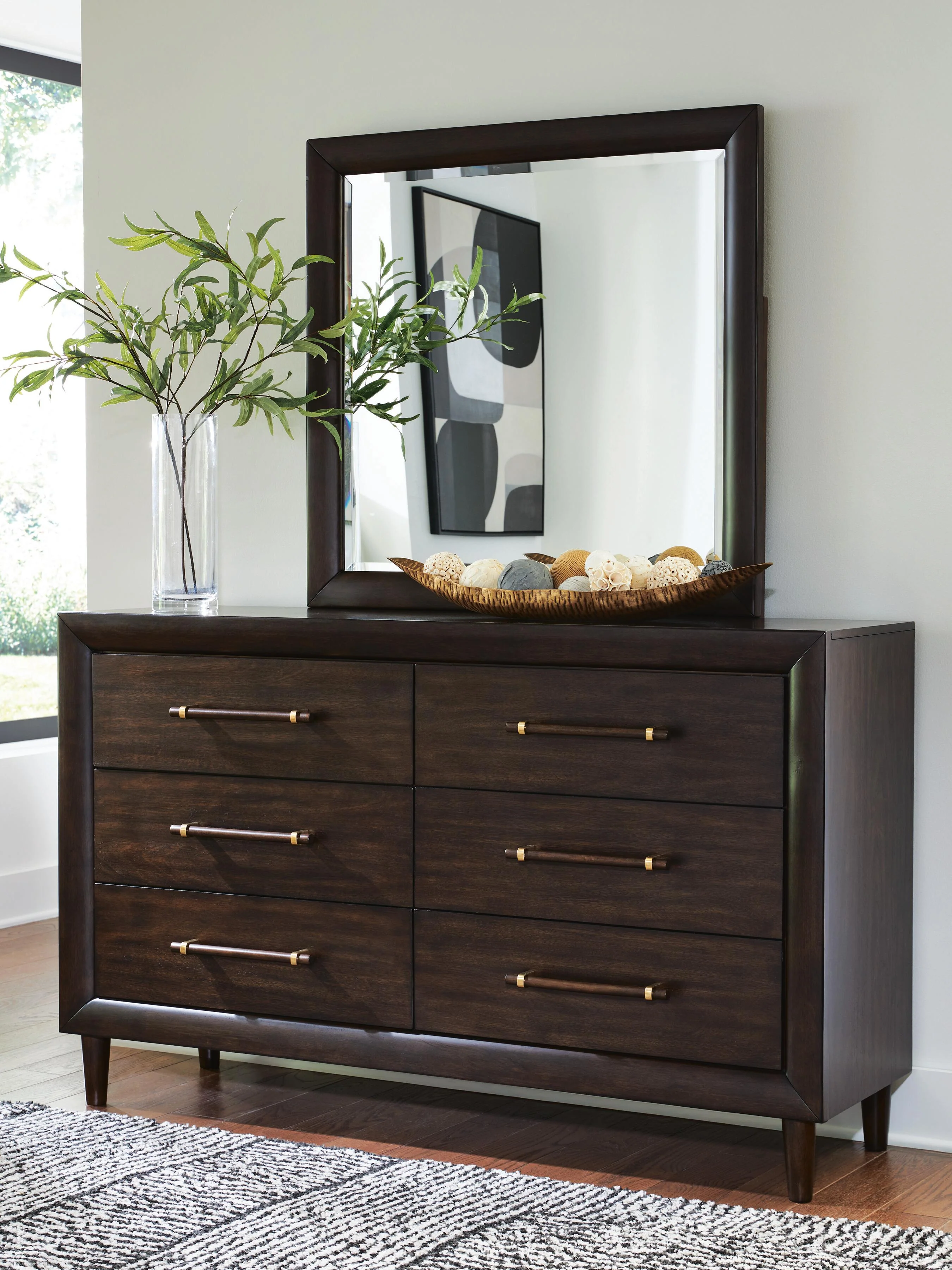 Dantenton Dresser and Mirror - Image 2