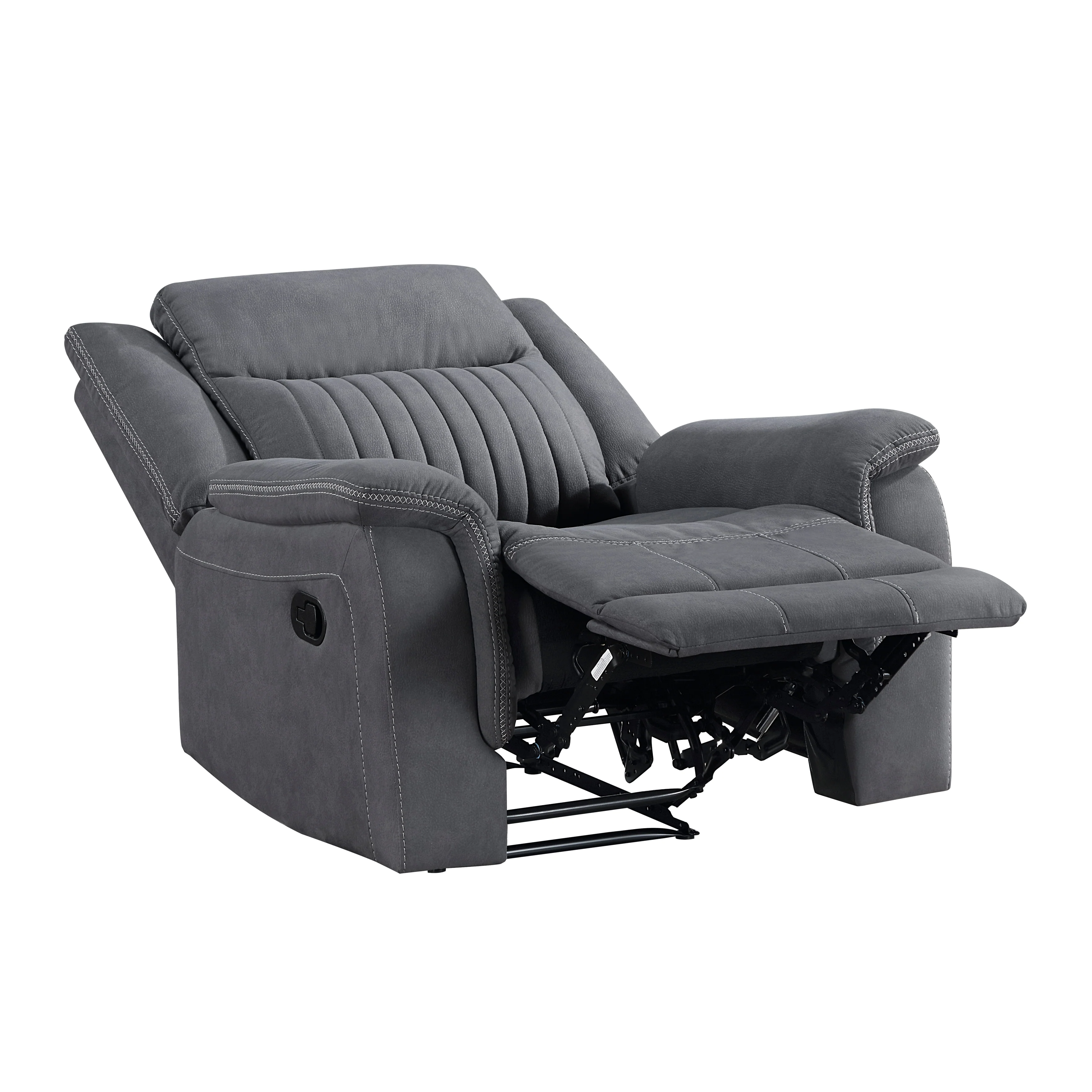 Dean Reclining Chair in Gray - 9646GY-1 - Image 5