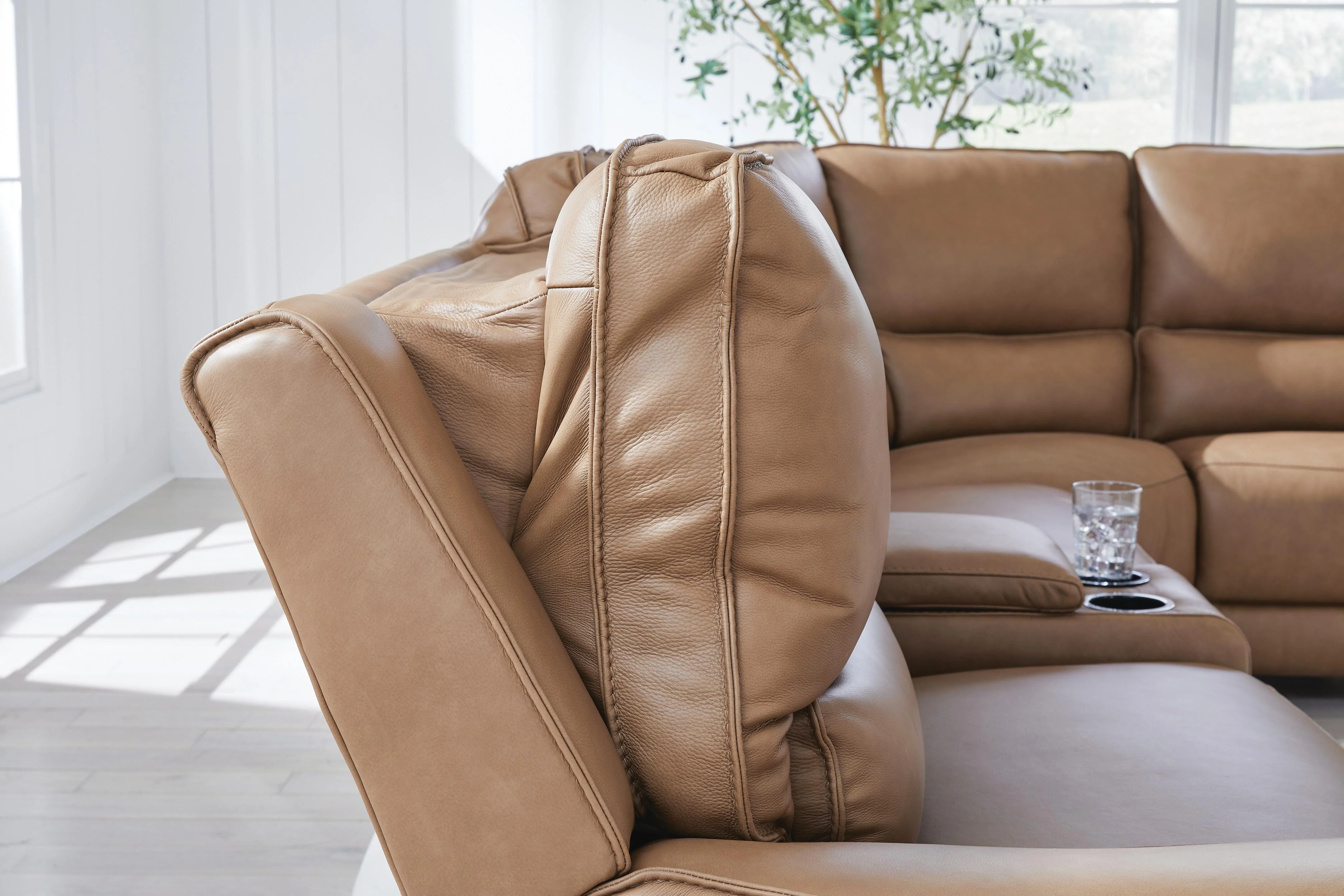 DeepWakes Power Reclining Sectional with Chaise - Image 133