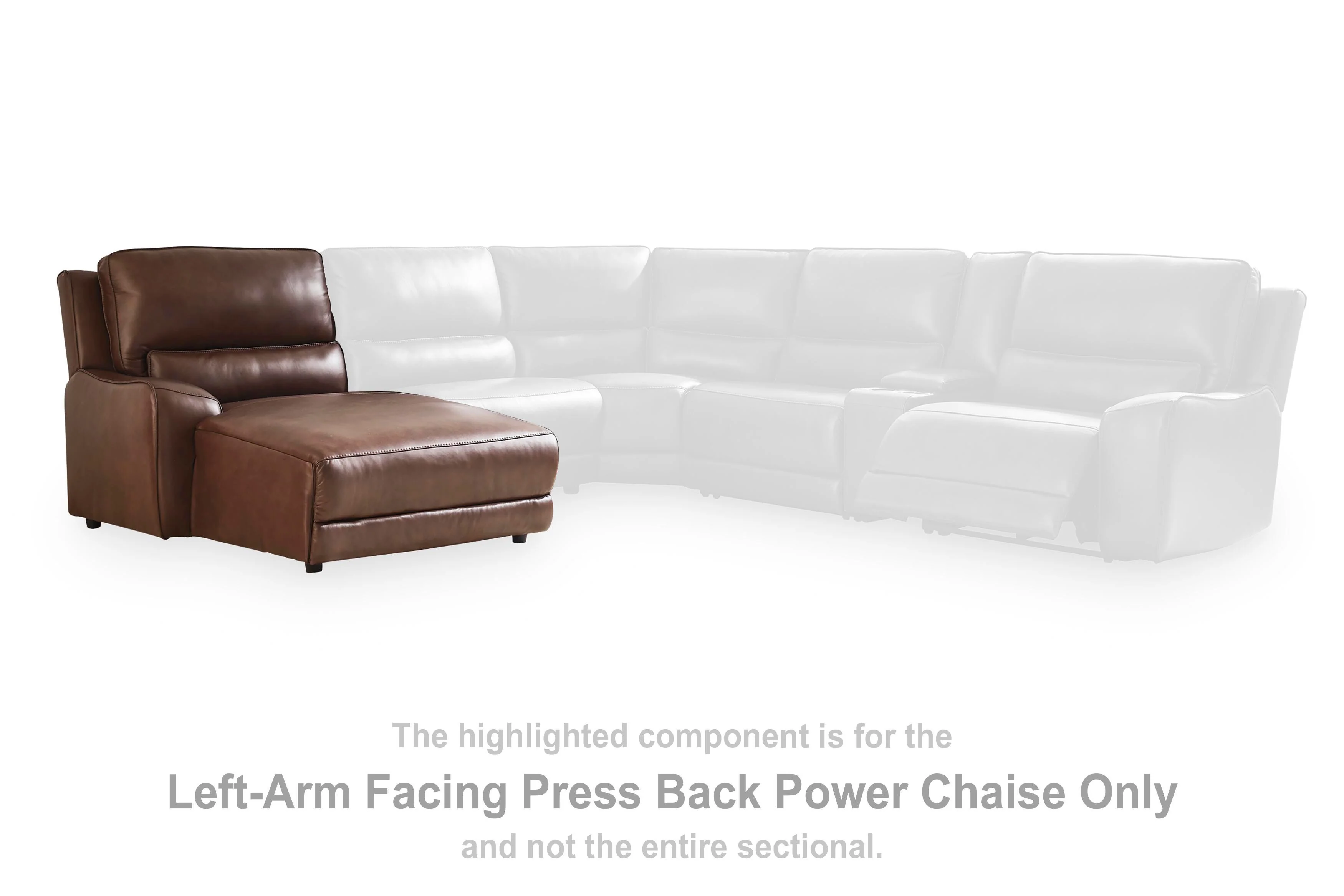 DeepWakes Power Reclining Sectional with Chaise - Image 50