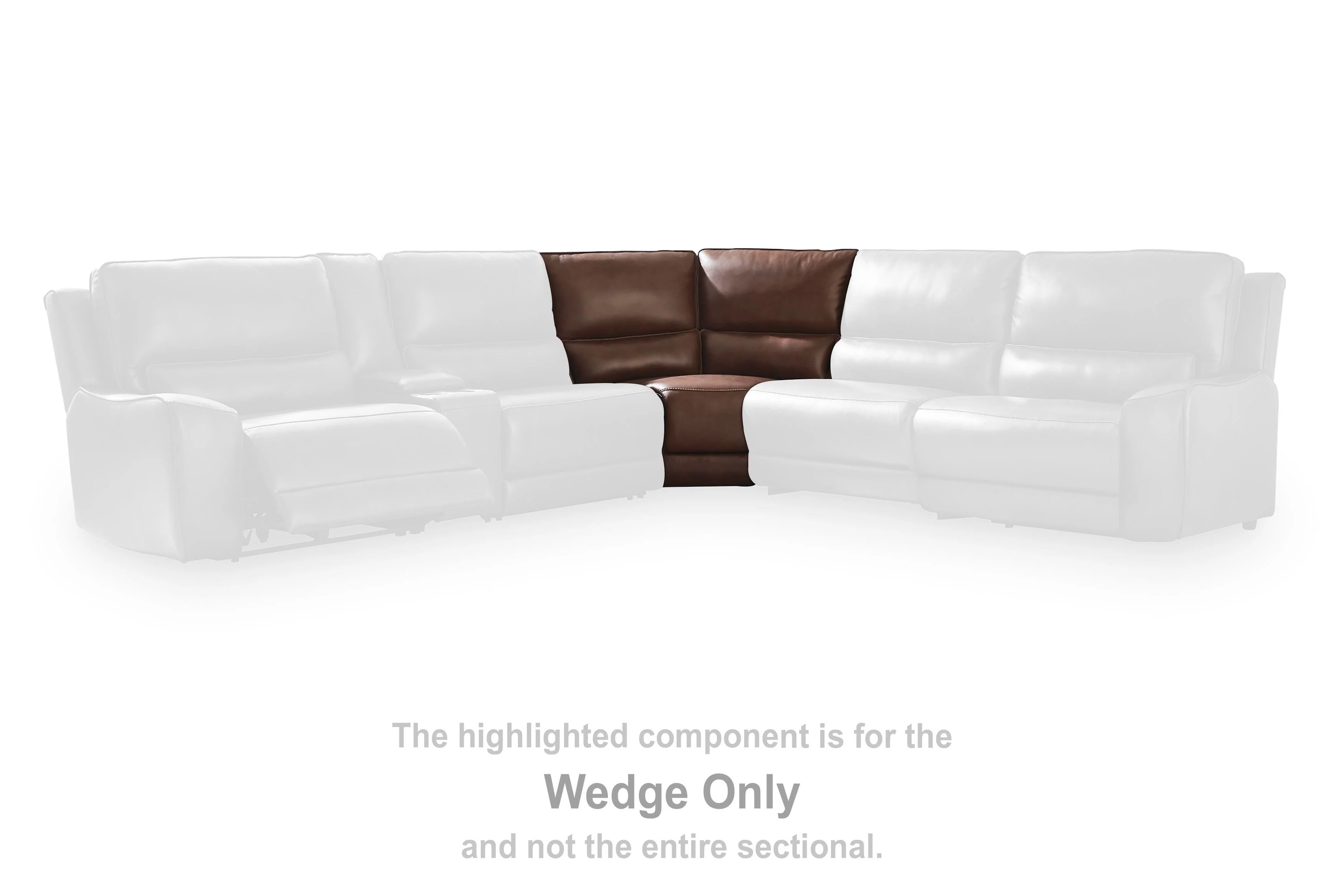 DeepWakes Reclining Sectional with Storage Console - Image 19