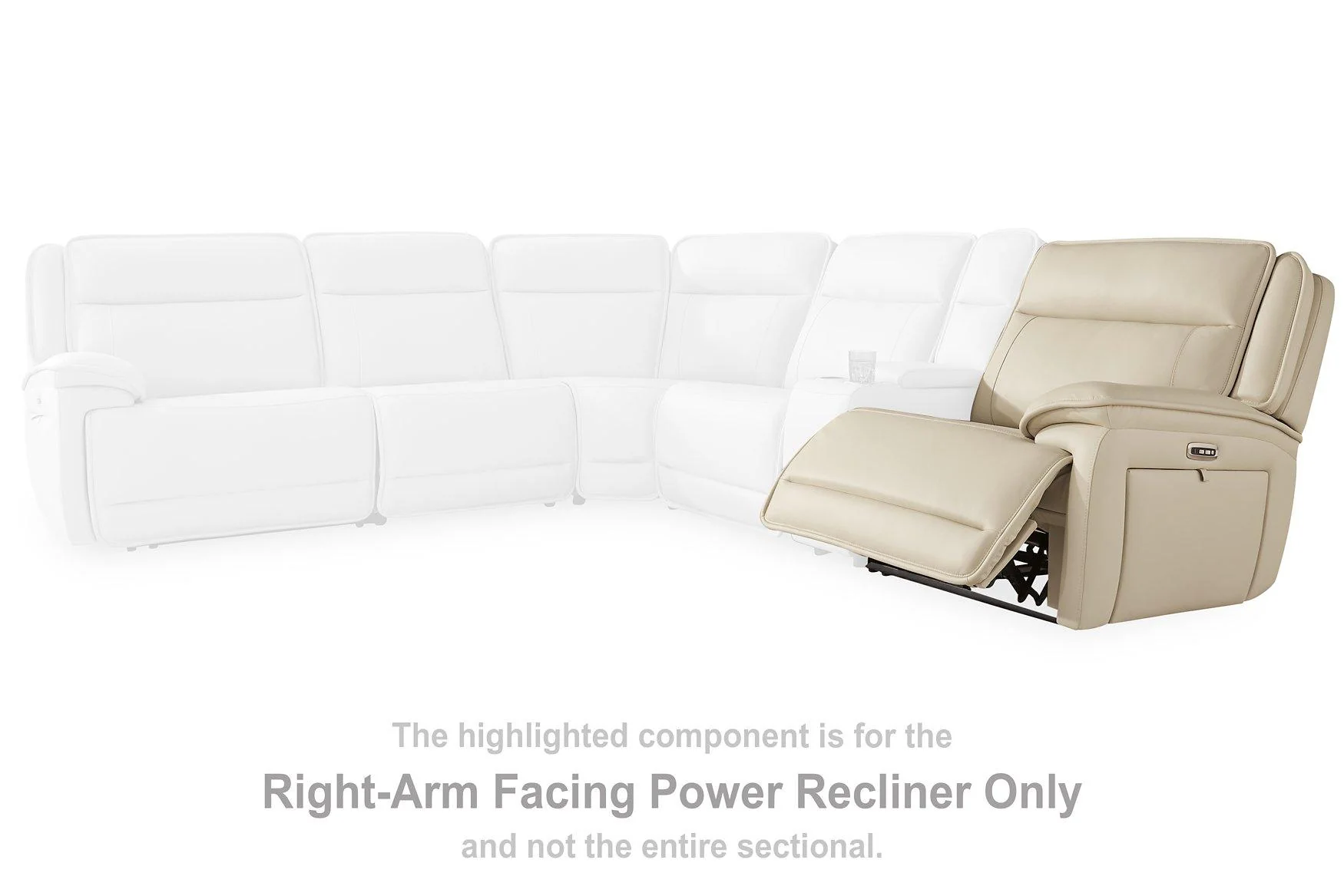 Double Deal Power Reclining Loveseat Sectional - Image 10