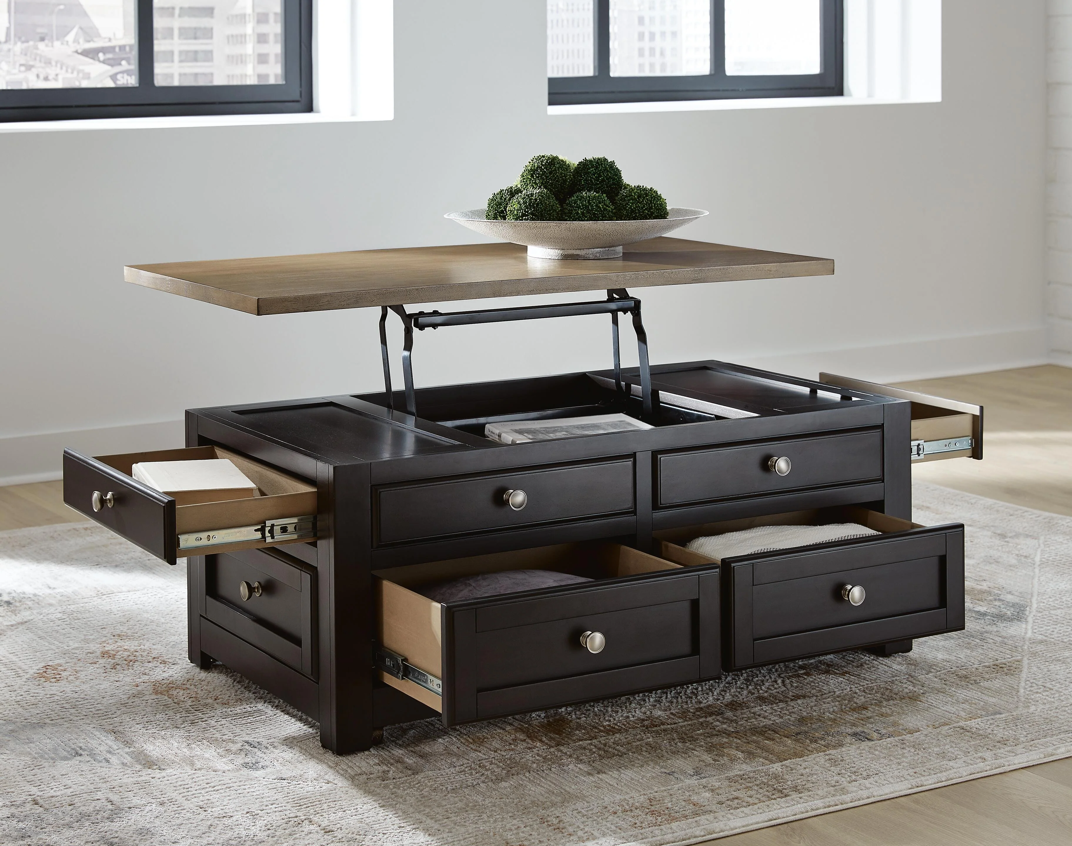 Drazmine Lift-Top Coffee Table - Image 7