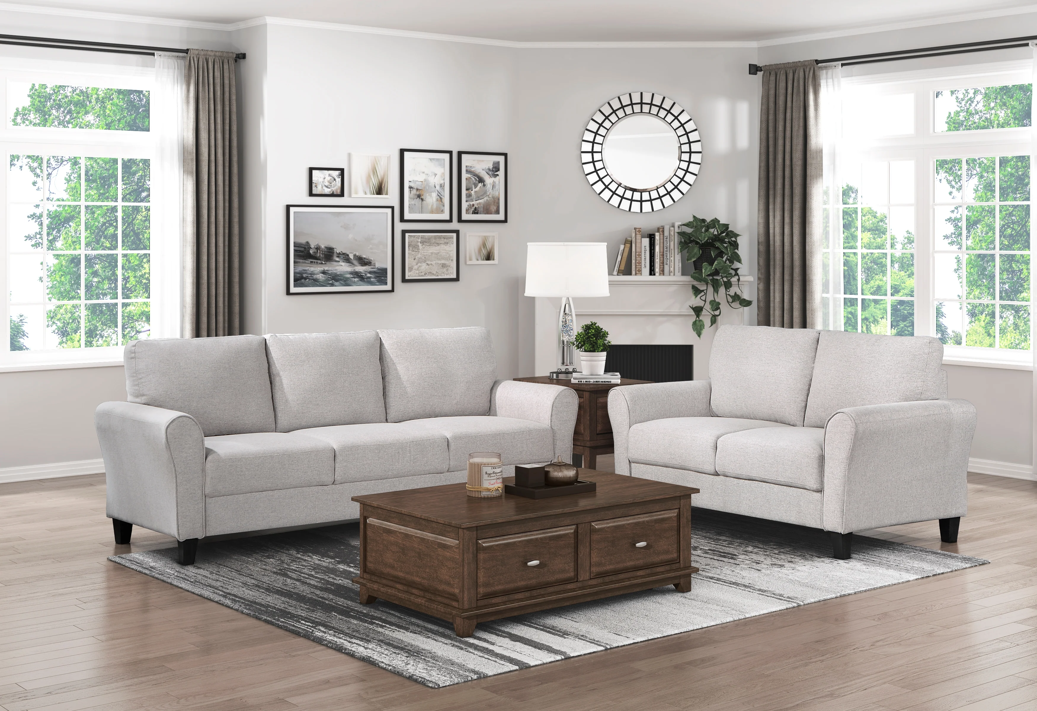 Ellery Sofa in Brown - 9209SN-3 - Image 4