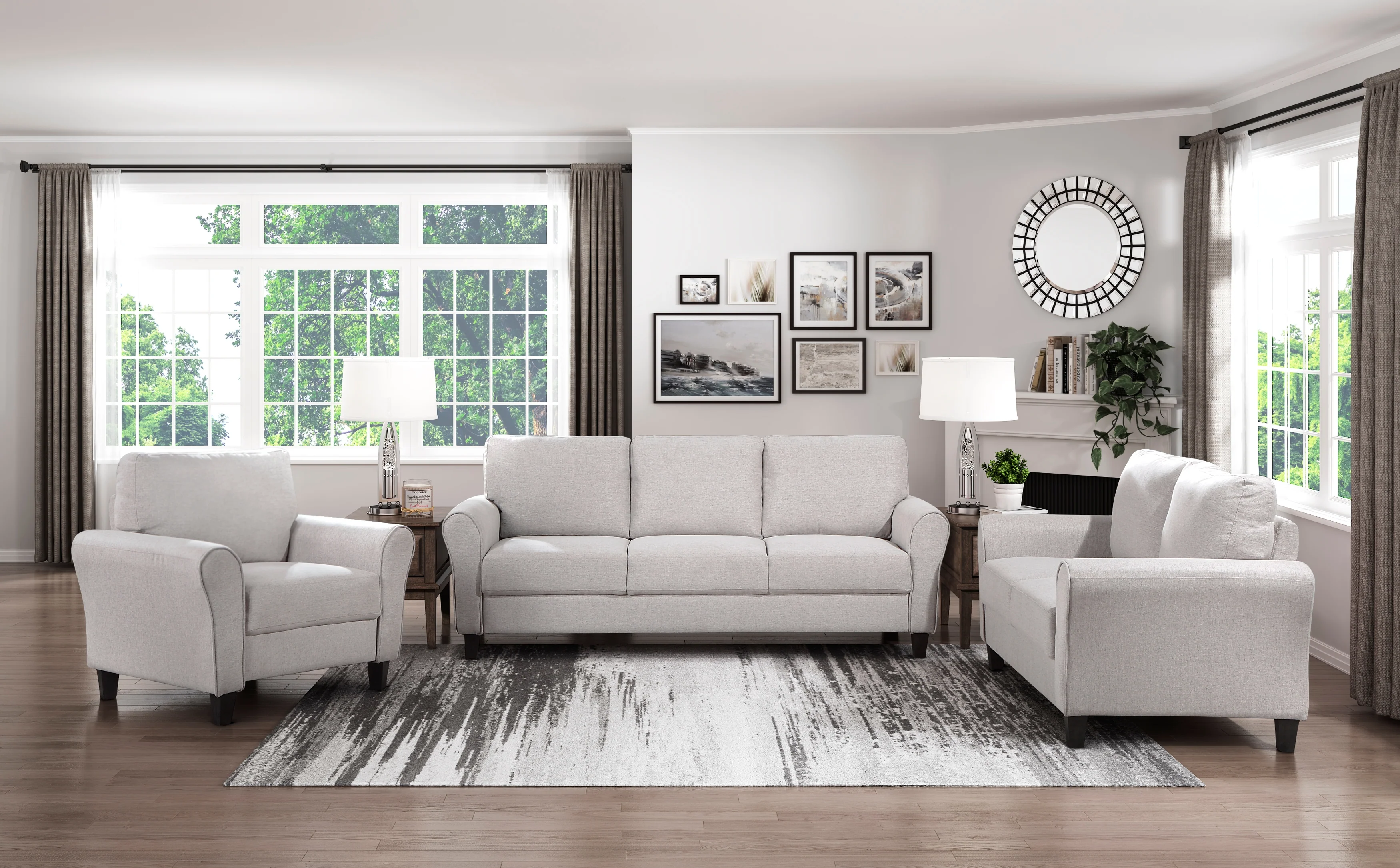 Ellery Sofa in Brown - 9209SN-3 - Image 6