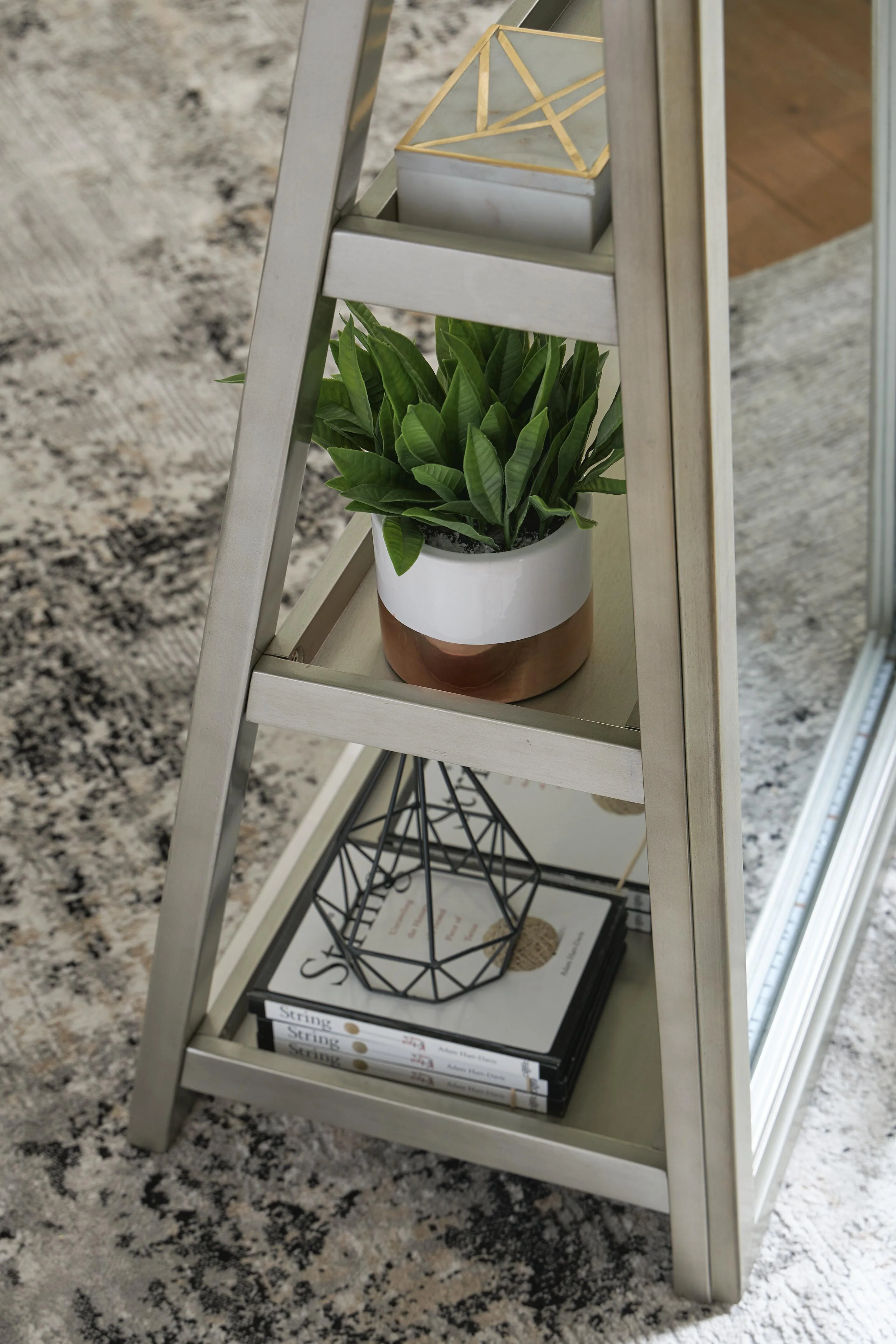 Evesen Floor Standing Mirror/Storage - Image 6