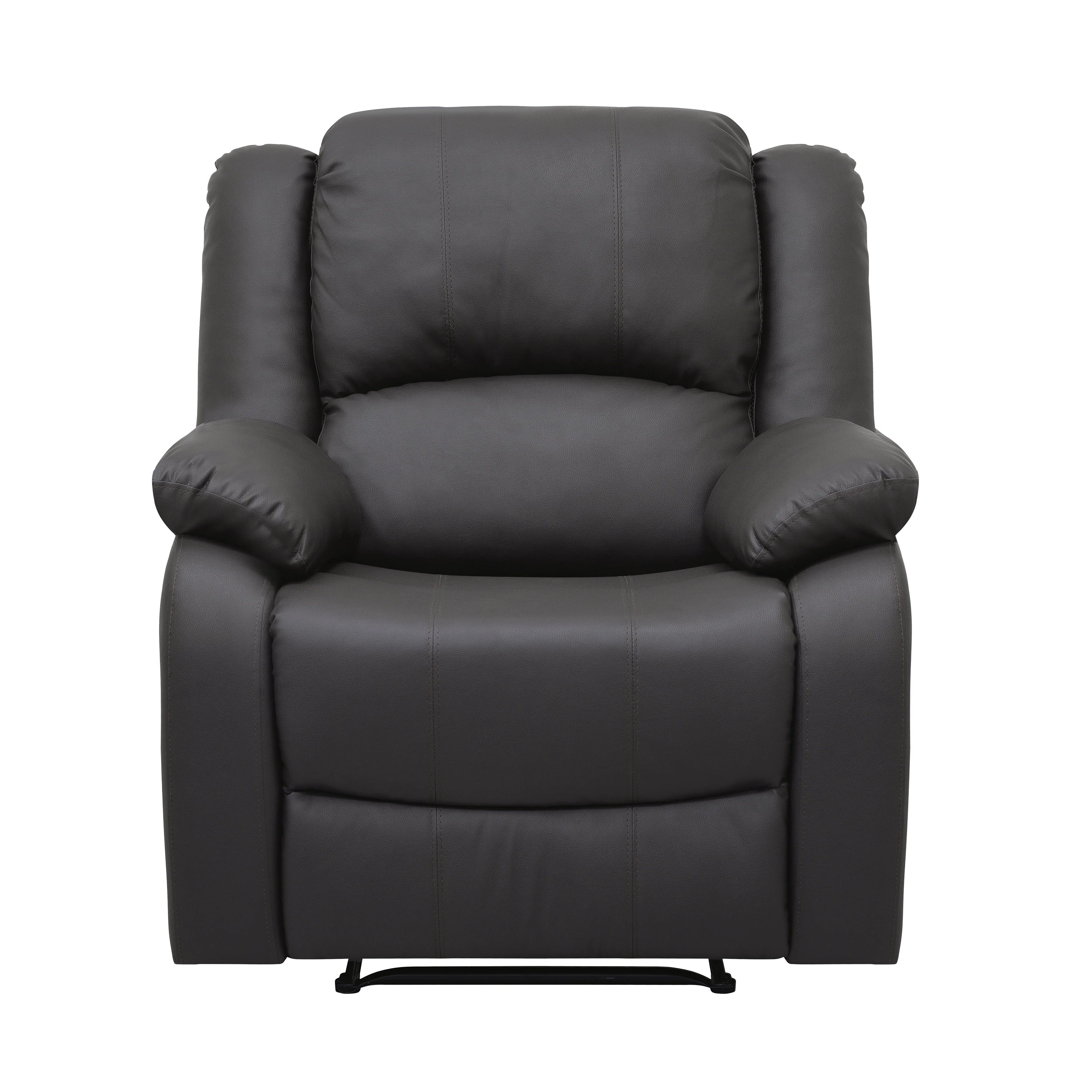 Fairview Reclining Chair in Brown - 8526DBPU-1