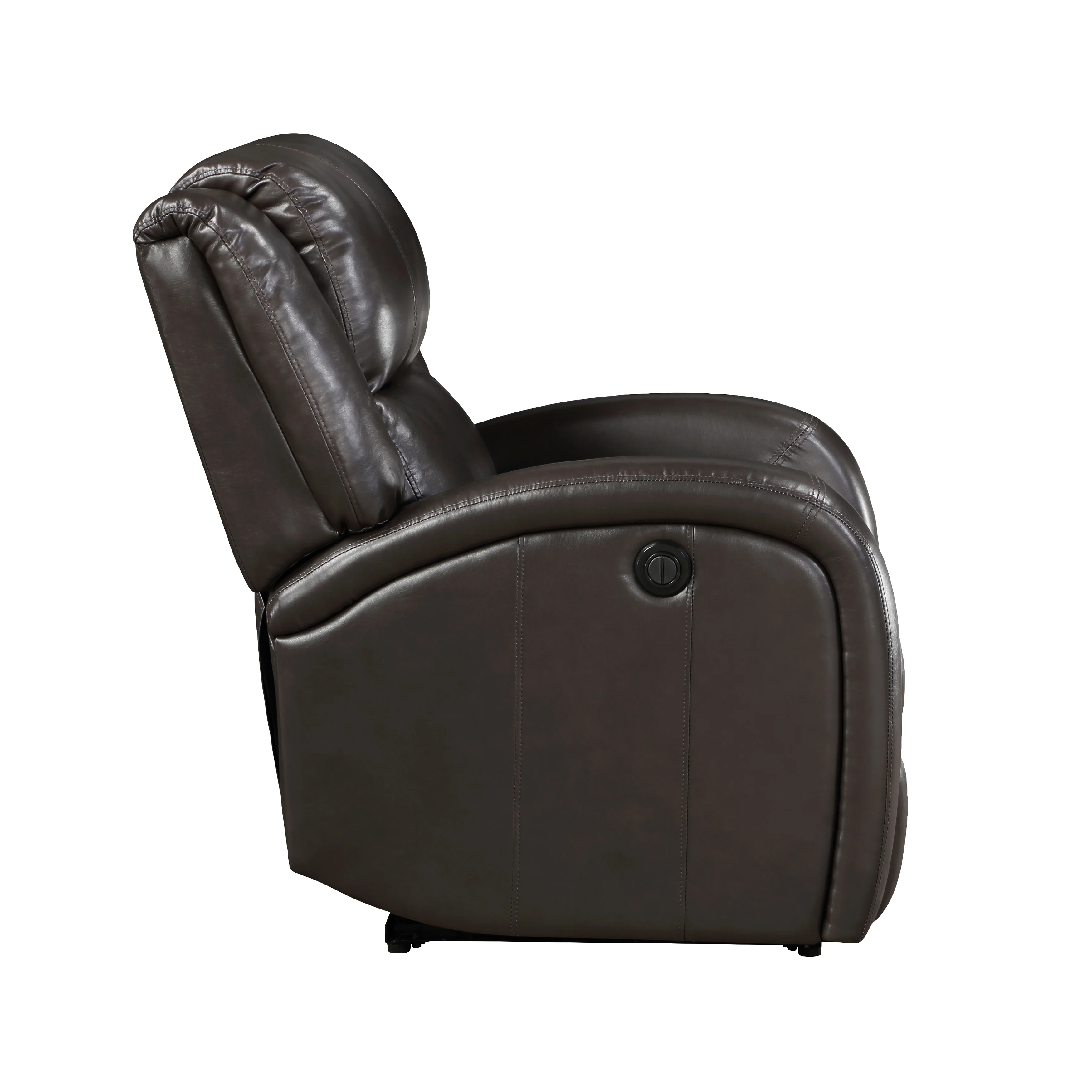 Foxcroft Power Reclining Chair in Brown - 9316PUBR-1PW - Image 3