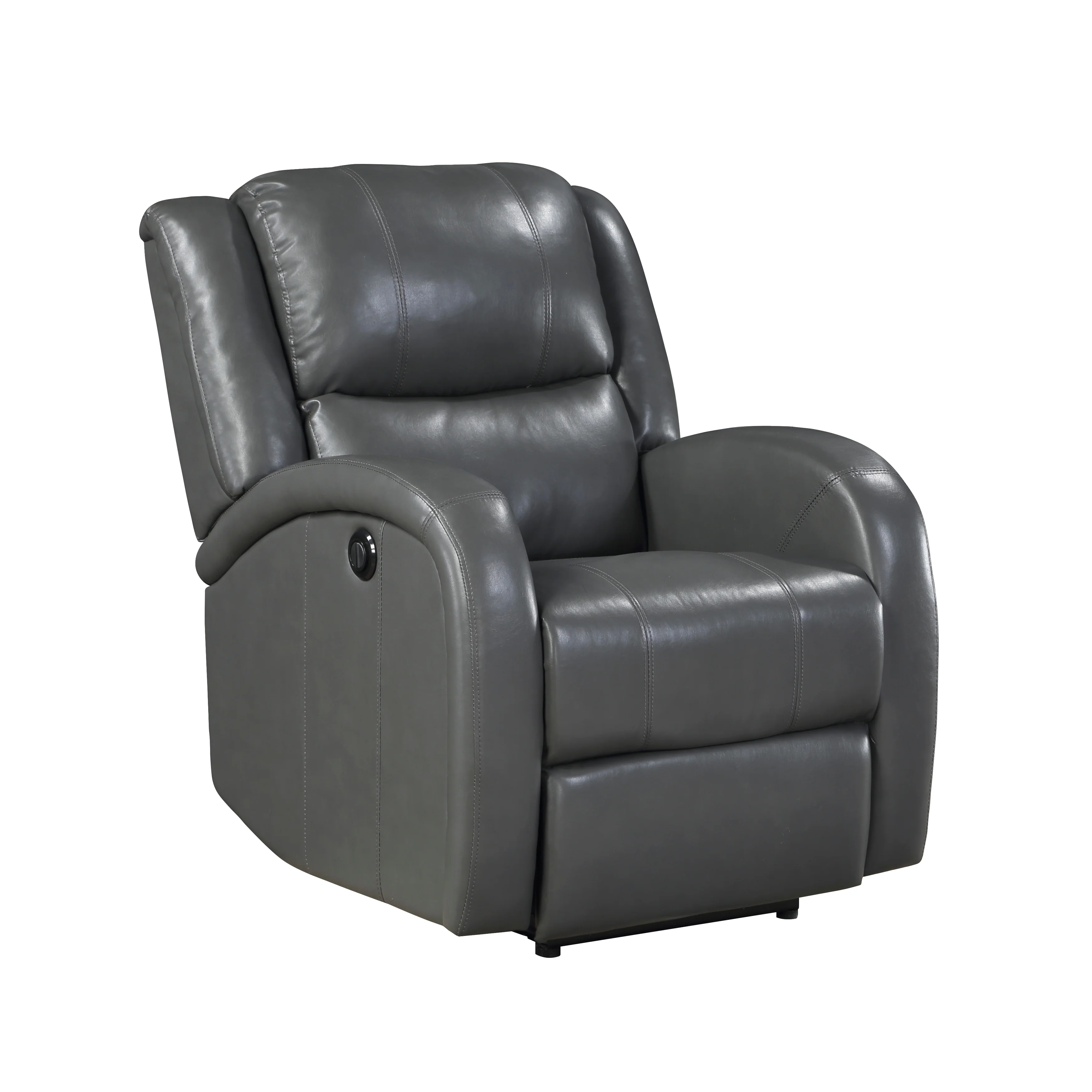 Foxcroft Power Reclining Chair in Gray - 9316PUGY-1PW - Image 2