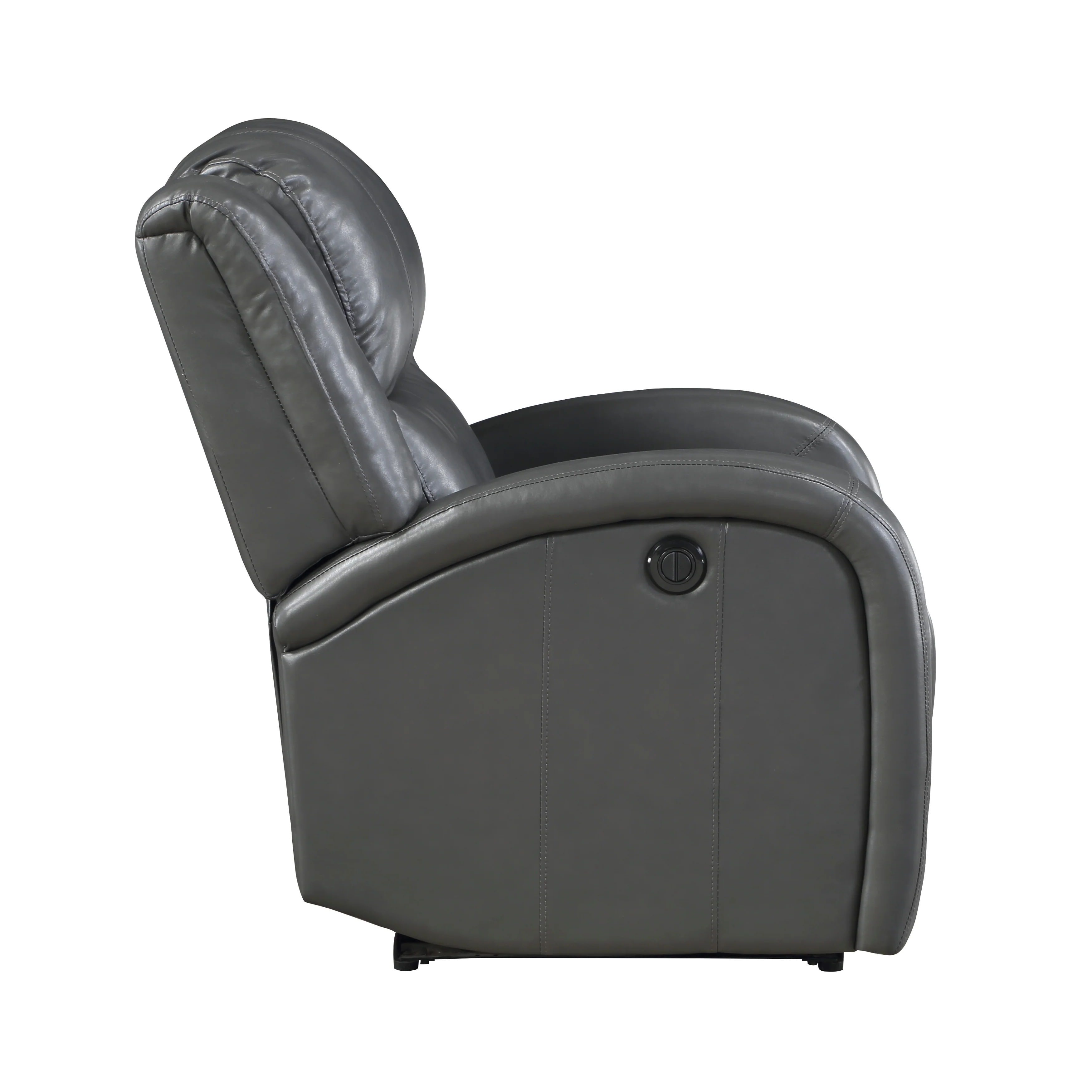 Foxcroft Power Reclining Chair in Gray - 9316PUGY-1PW - Image 3