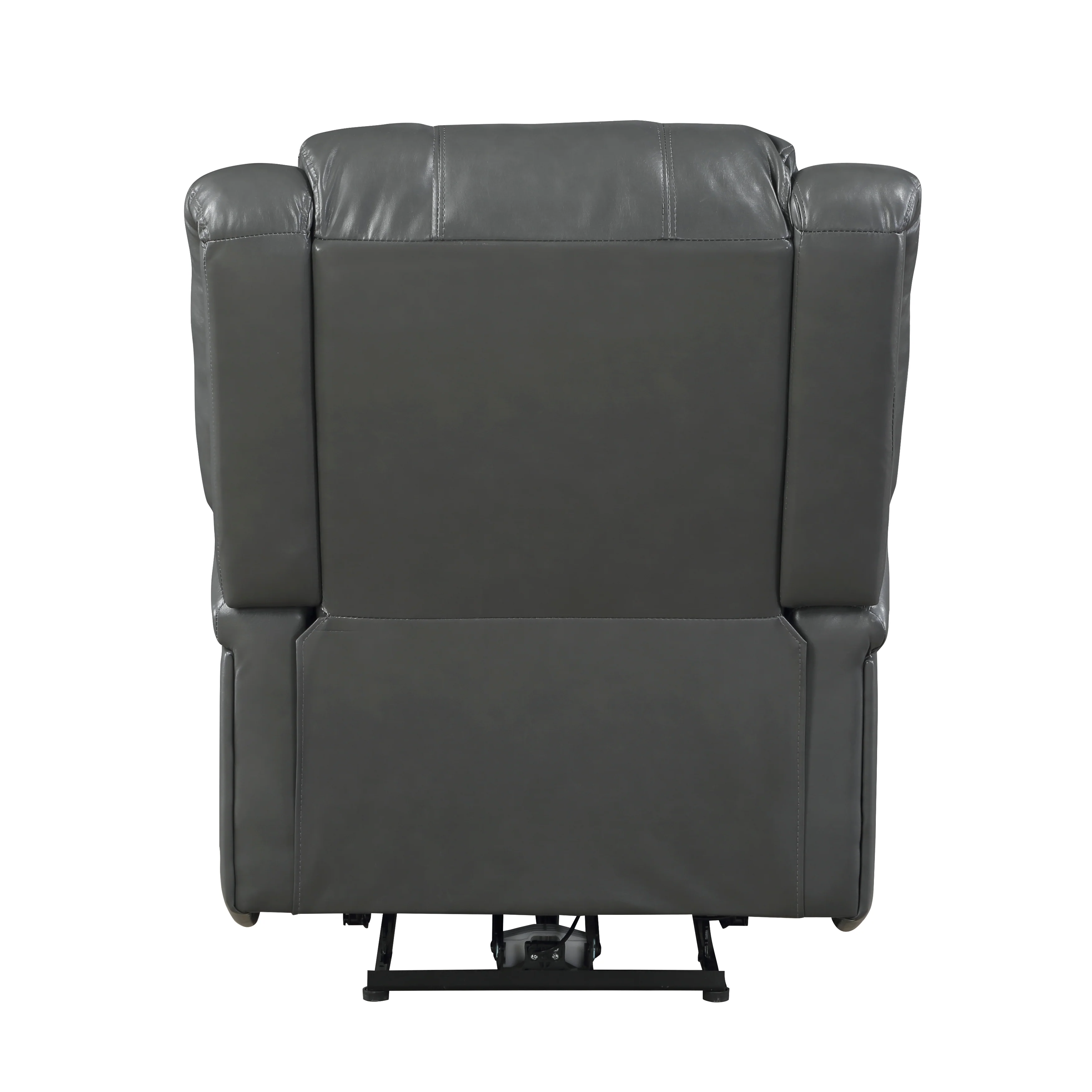 Foxcroft Power Reclining Chair in Gray - 9316PUGY-1PW - Image 4