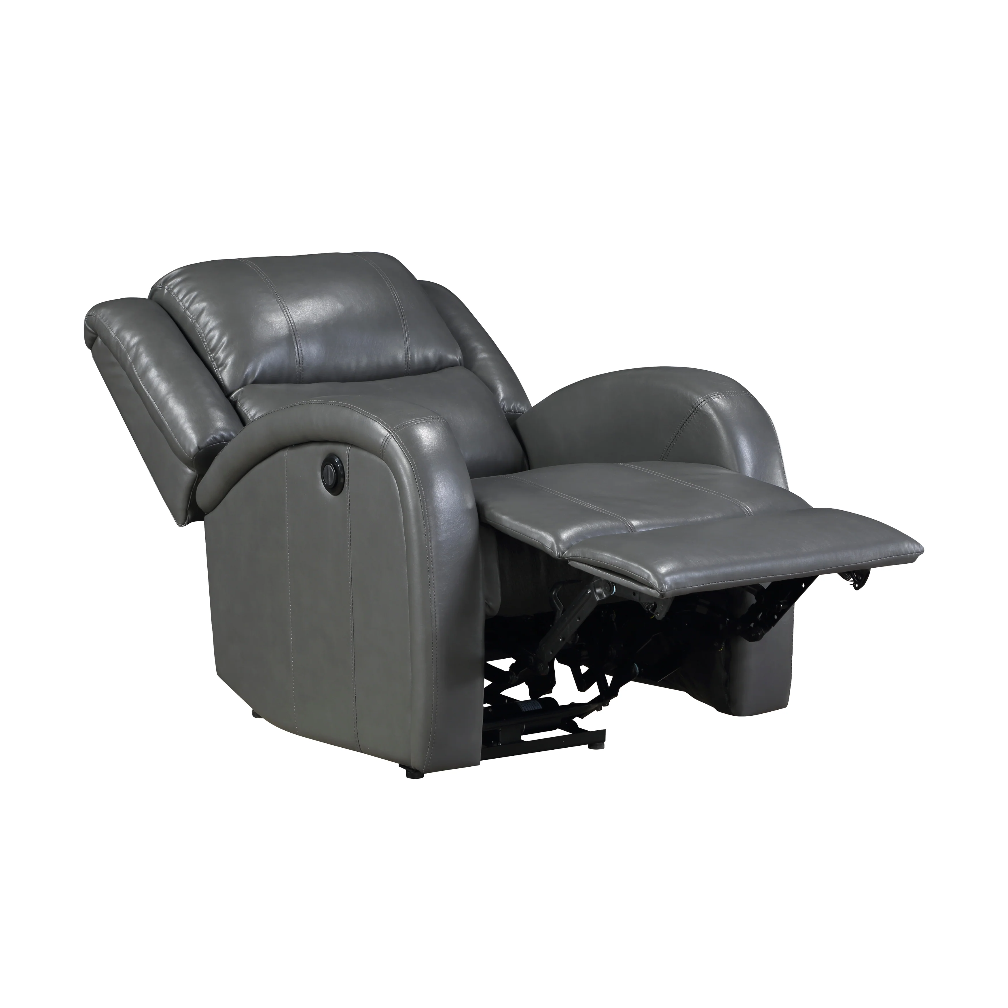 Foxcroft Power Reclining Chair in Gray - 9316PUGY-1PW - Image 5