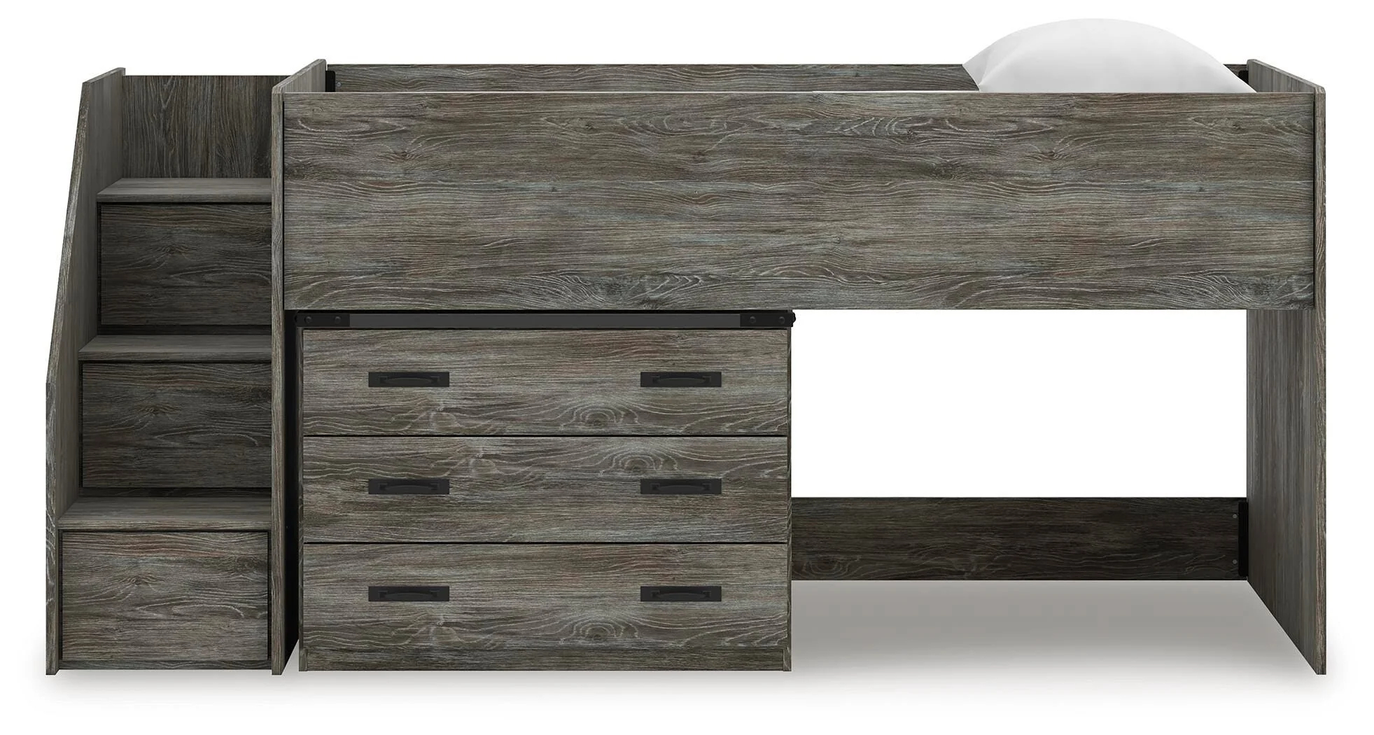 Frandern Loft Bed with Drawer Storage - Image 12