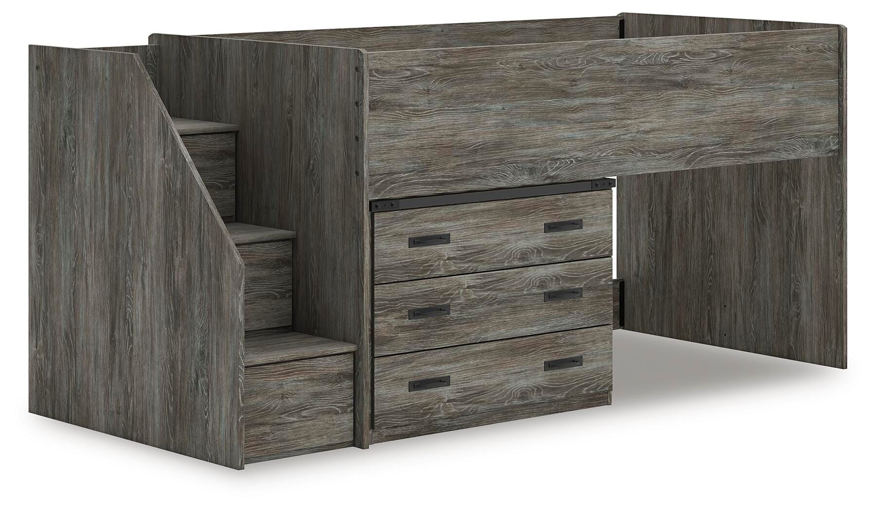 Frandern Loft Bed with Drawer Storage - Image 8