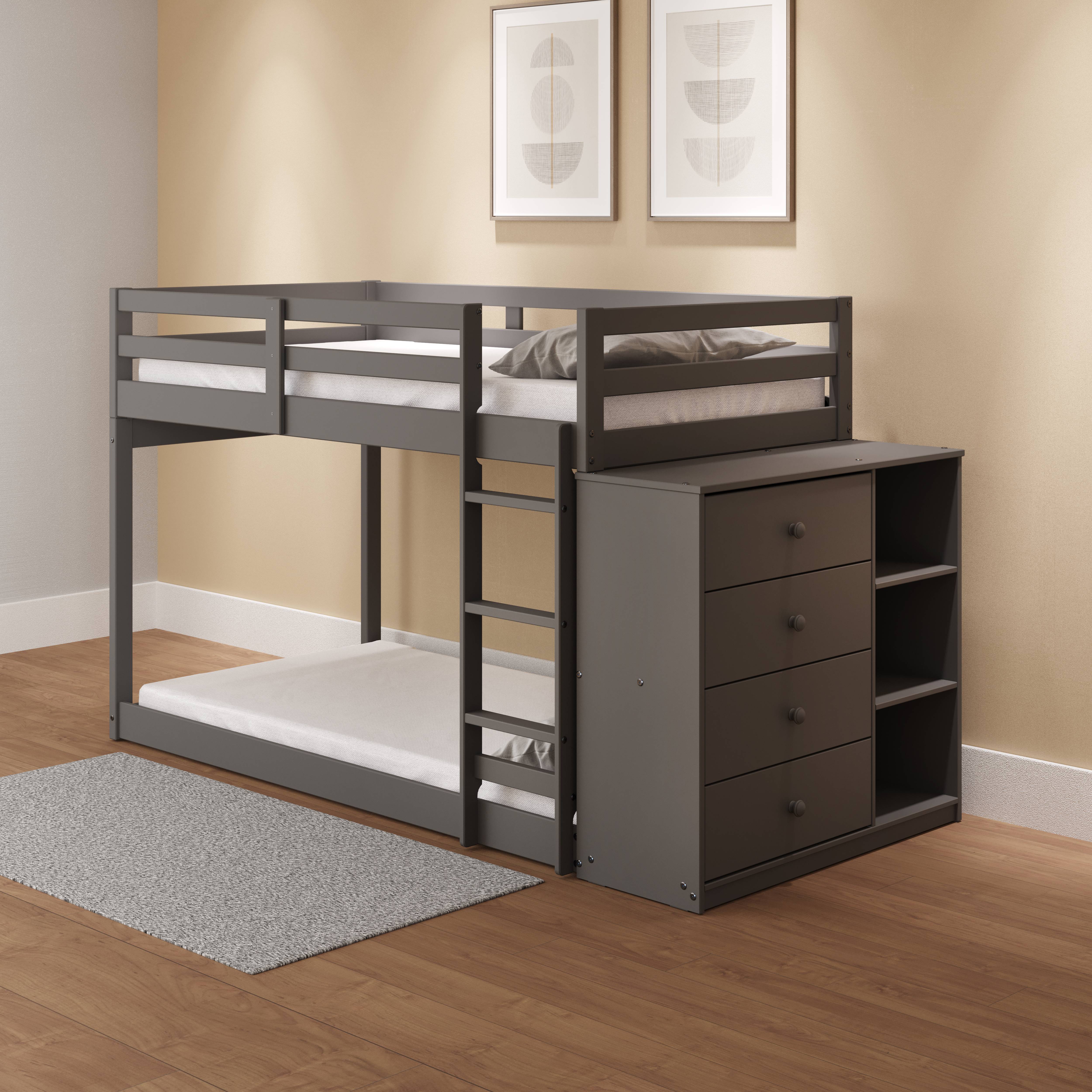 Gaston Bunk Bed (T/T) w/4 Drawers & 3 Compartments - Image 16