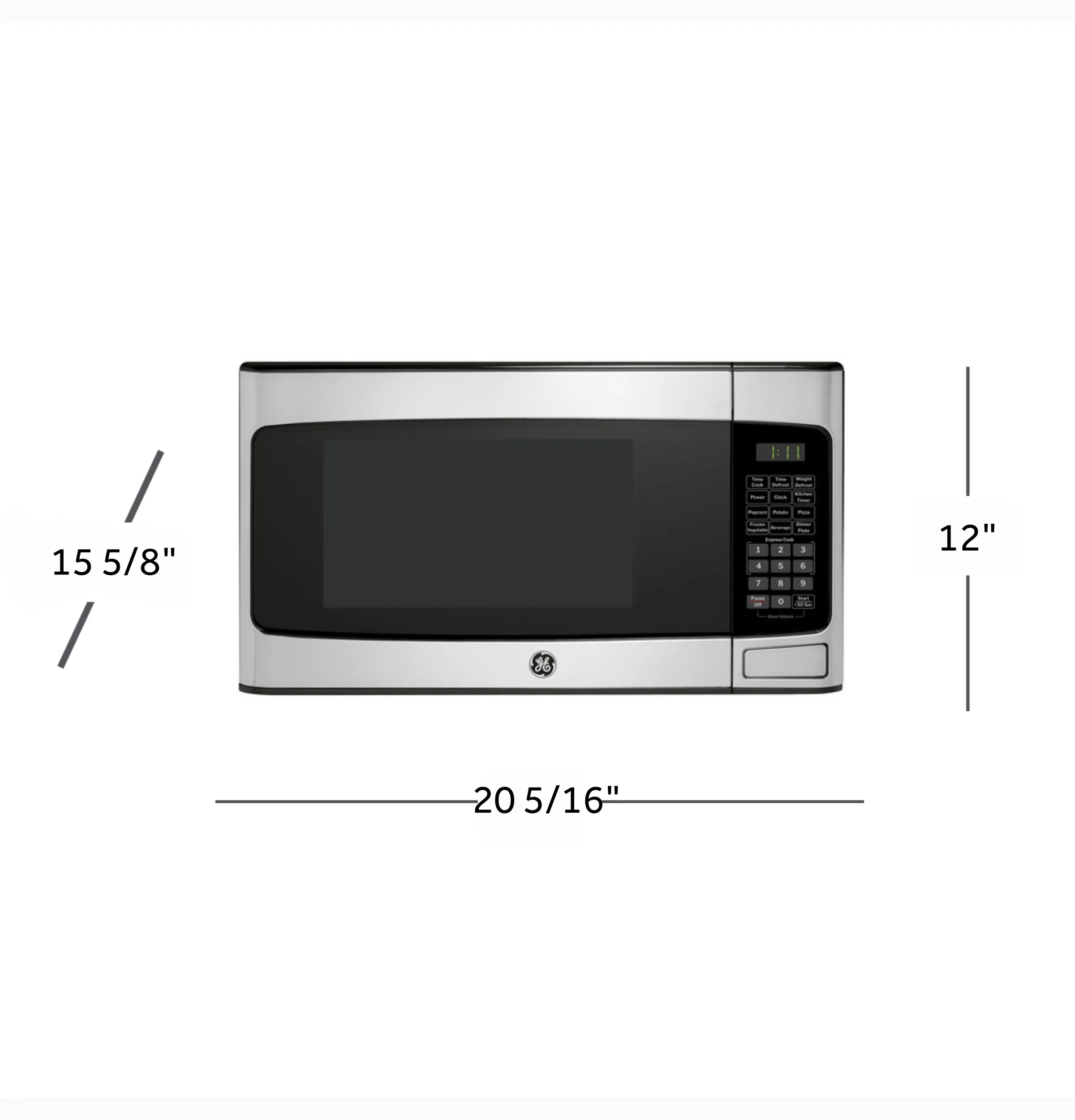 GE® 1.1 Cu. Ft. Capacity Countertop Microwave Oven GCST11N1WSS - Image 6