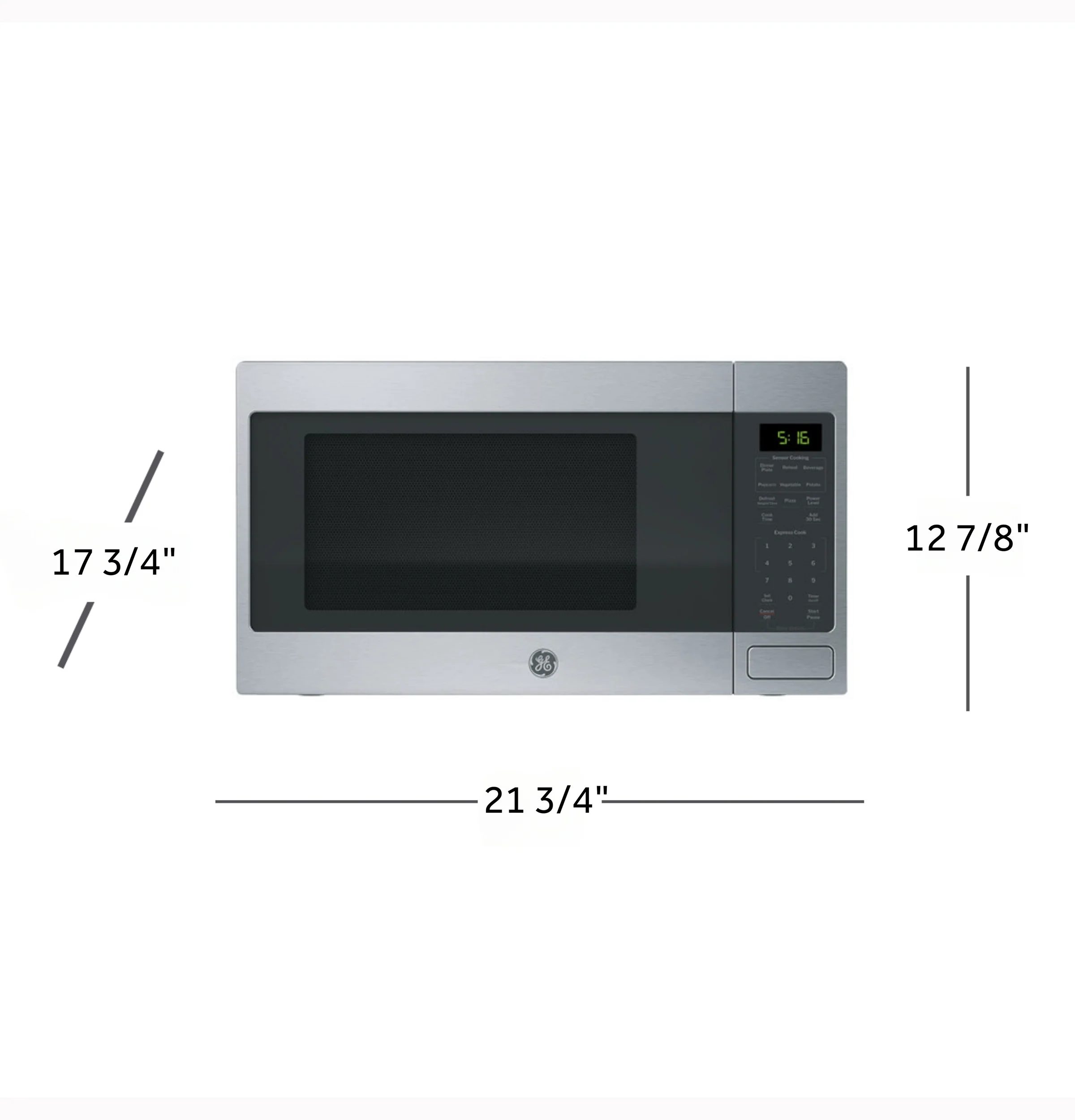 GE® 1.6 Cu. Ft. Countertop Microwave Oven GCST16S1WSS - Image 6