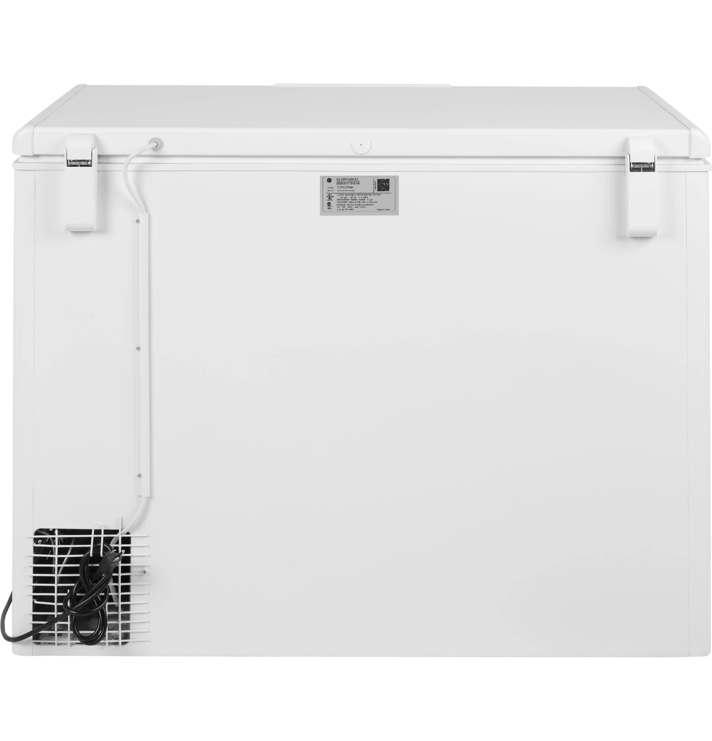 GE® 10.7 Cu. Ft. Manual Defrost Chest Freezer FCM11SRWW - Image 3