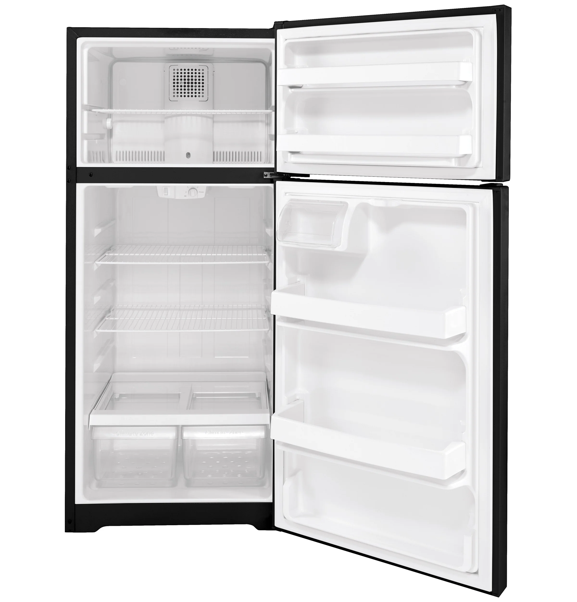 GE® 16.6 Cu. Ft. Top-Freezer Refrigerator GTS17DTNRBB - Image 4