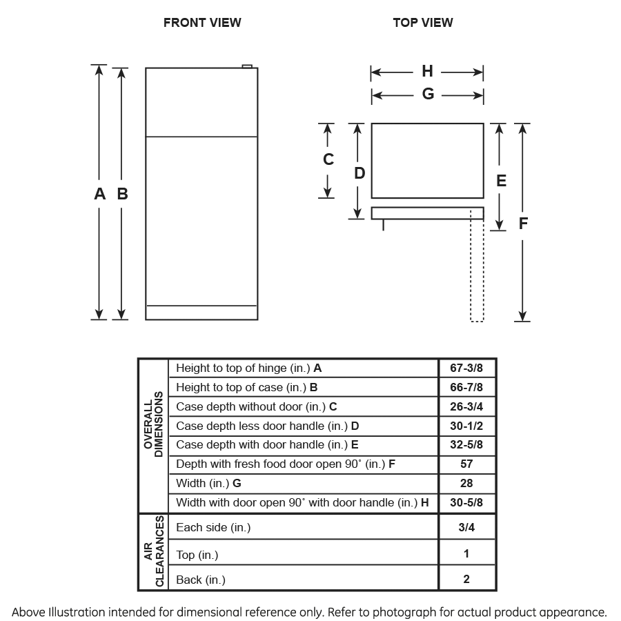 GE® 17.5 Cu. Ft. Top-Freezer Refrigerator GTS18GTNRWW - Image 5