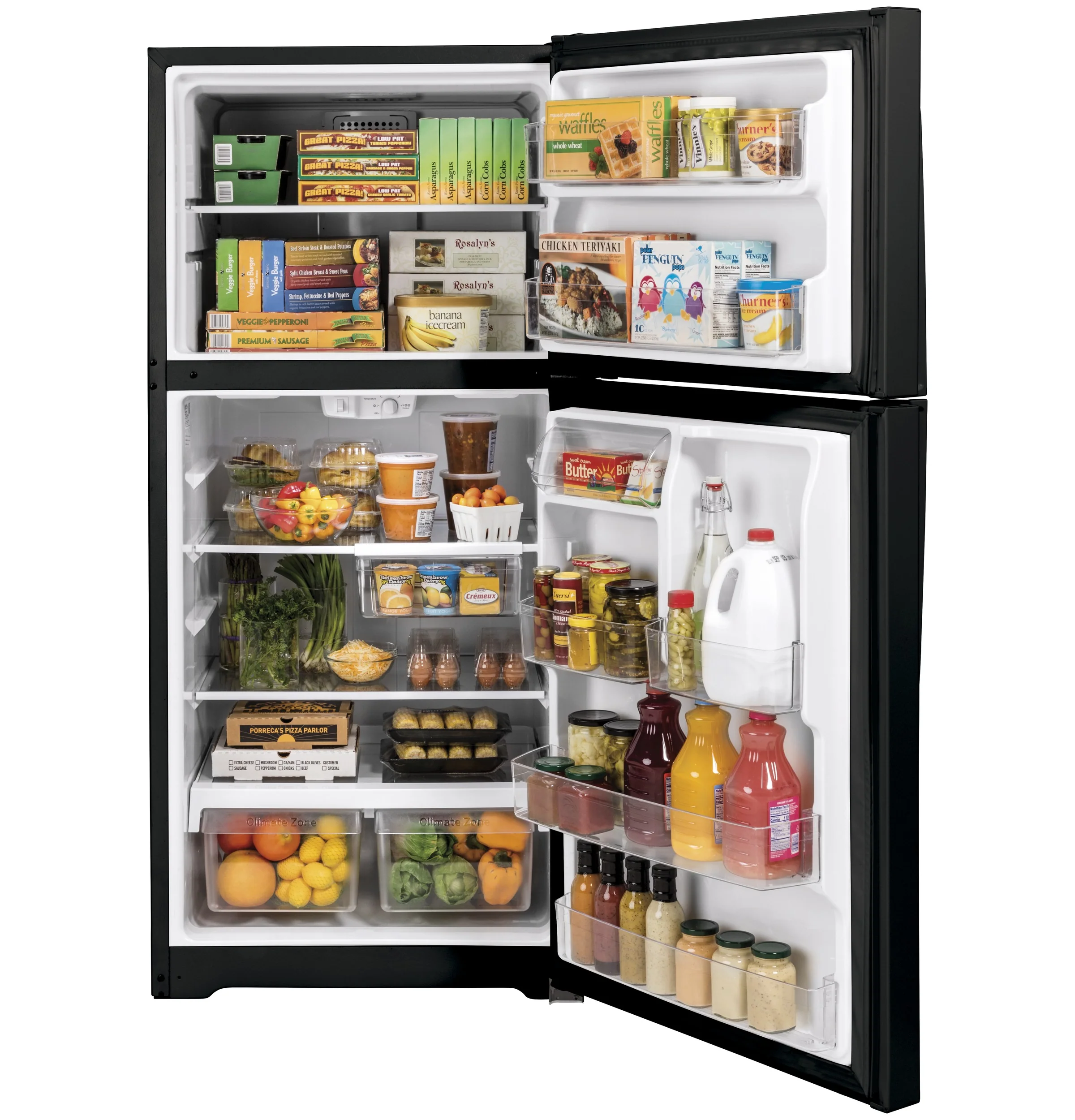 GE® 21.9 Cu. Ft. Garage Ready Top-Freezer Refrigerator GTS22KGNRBB - Image 2