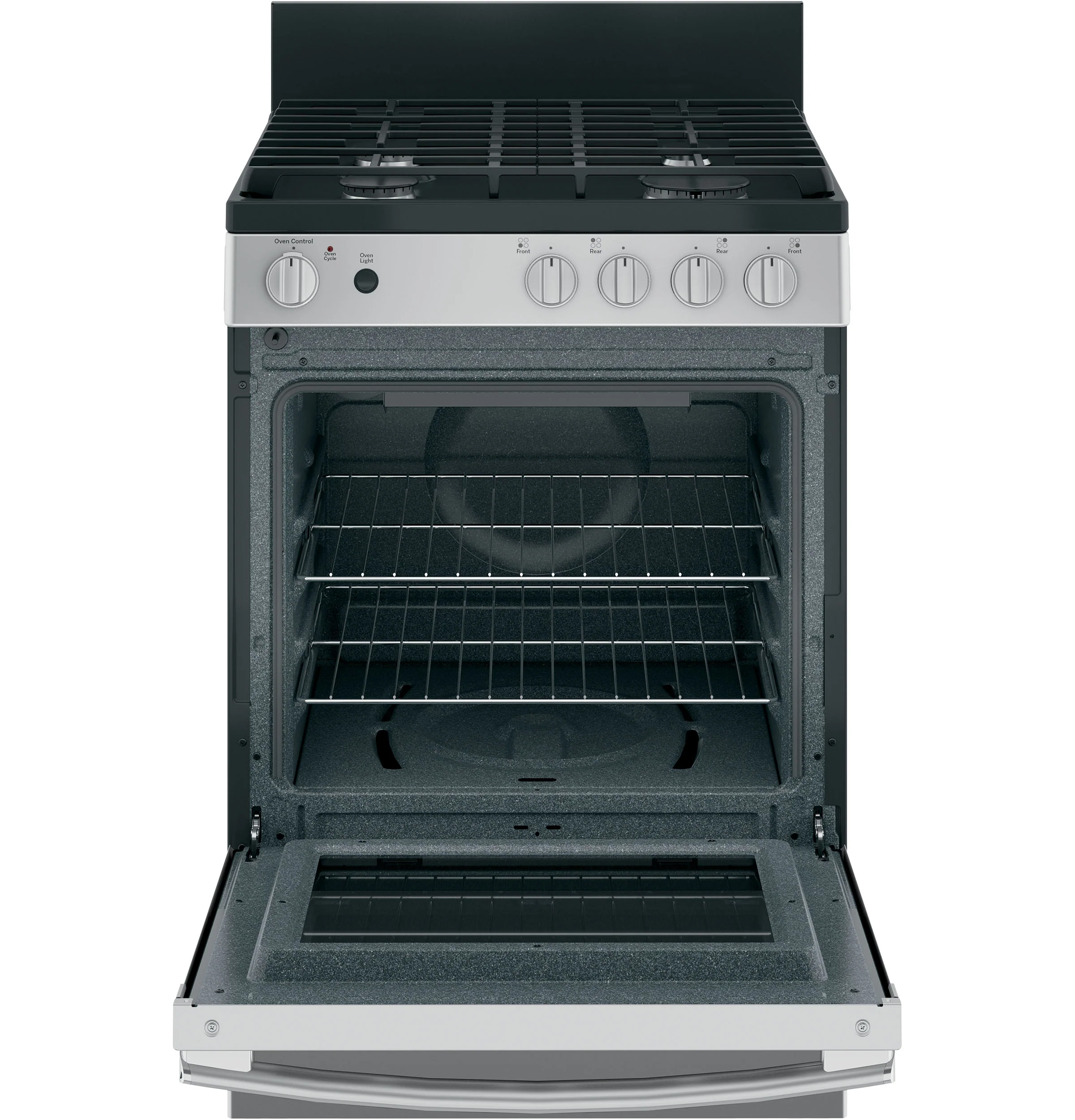 GE® 24"  Steam Clean Free-Standing/Slide-in Gas Range JGAS640RMSS - Image 7