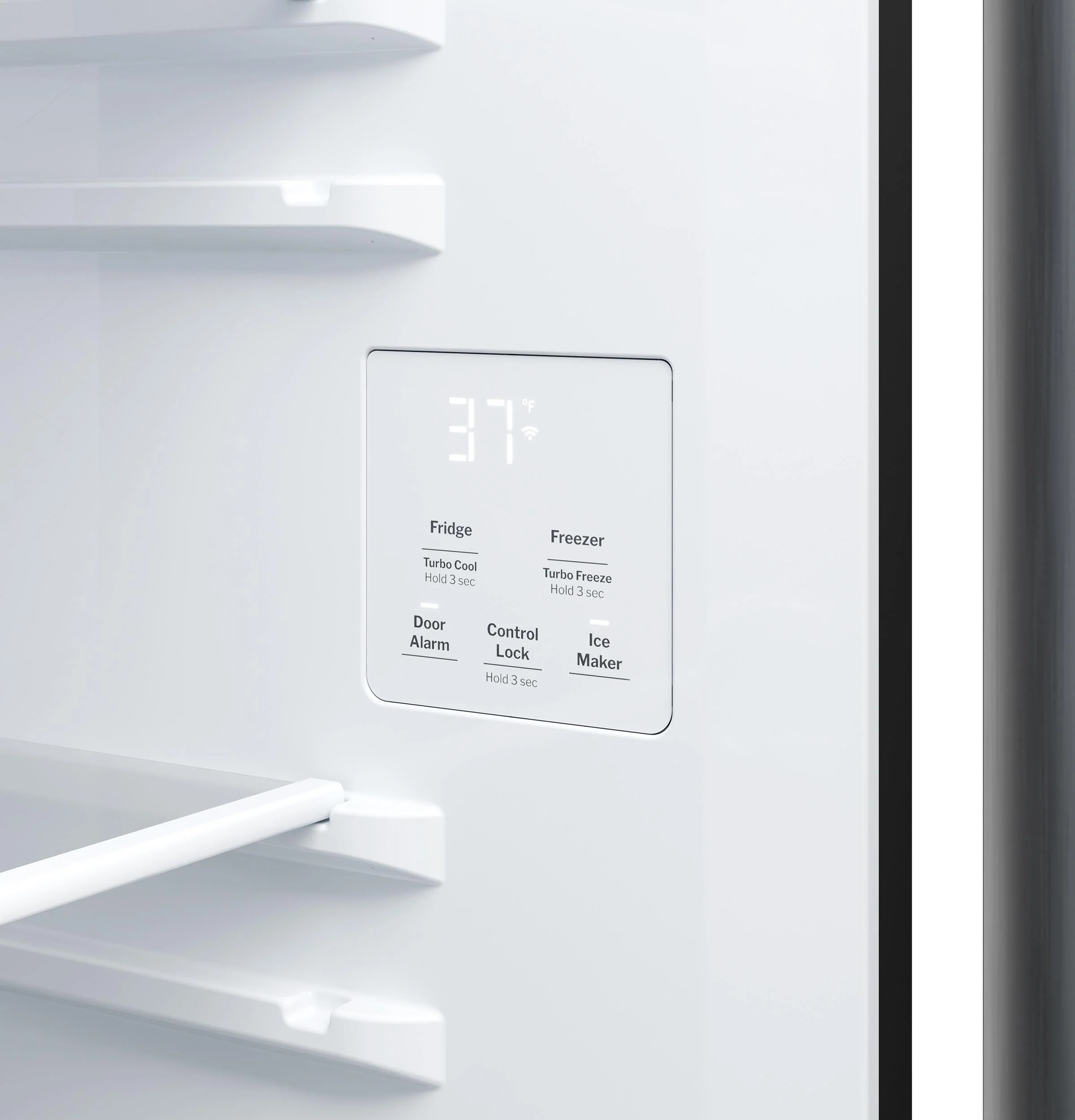 GE® 27.7 Cu. Ft. Side-By-Side Refrigerator with LED Light Walls and Extra Tall Dispenser GSS28PYYFS - Image 2