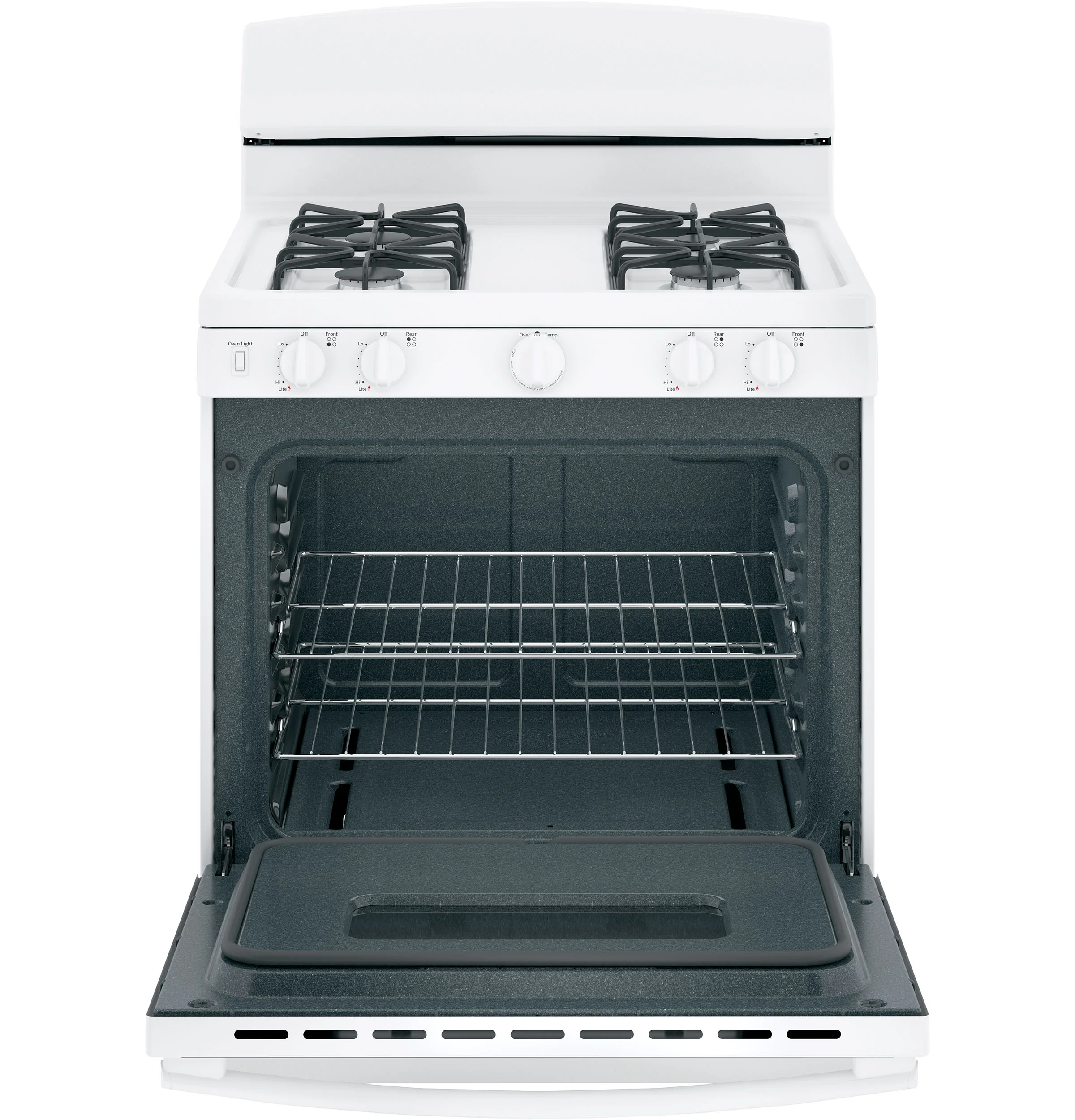 GE® 30" Free-Standing Front Control Gas Range JGBS10DEMWW - Image 3