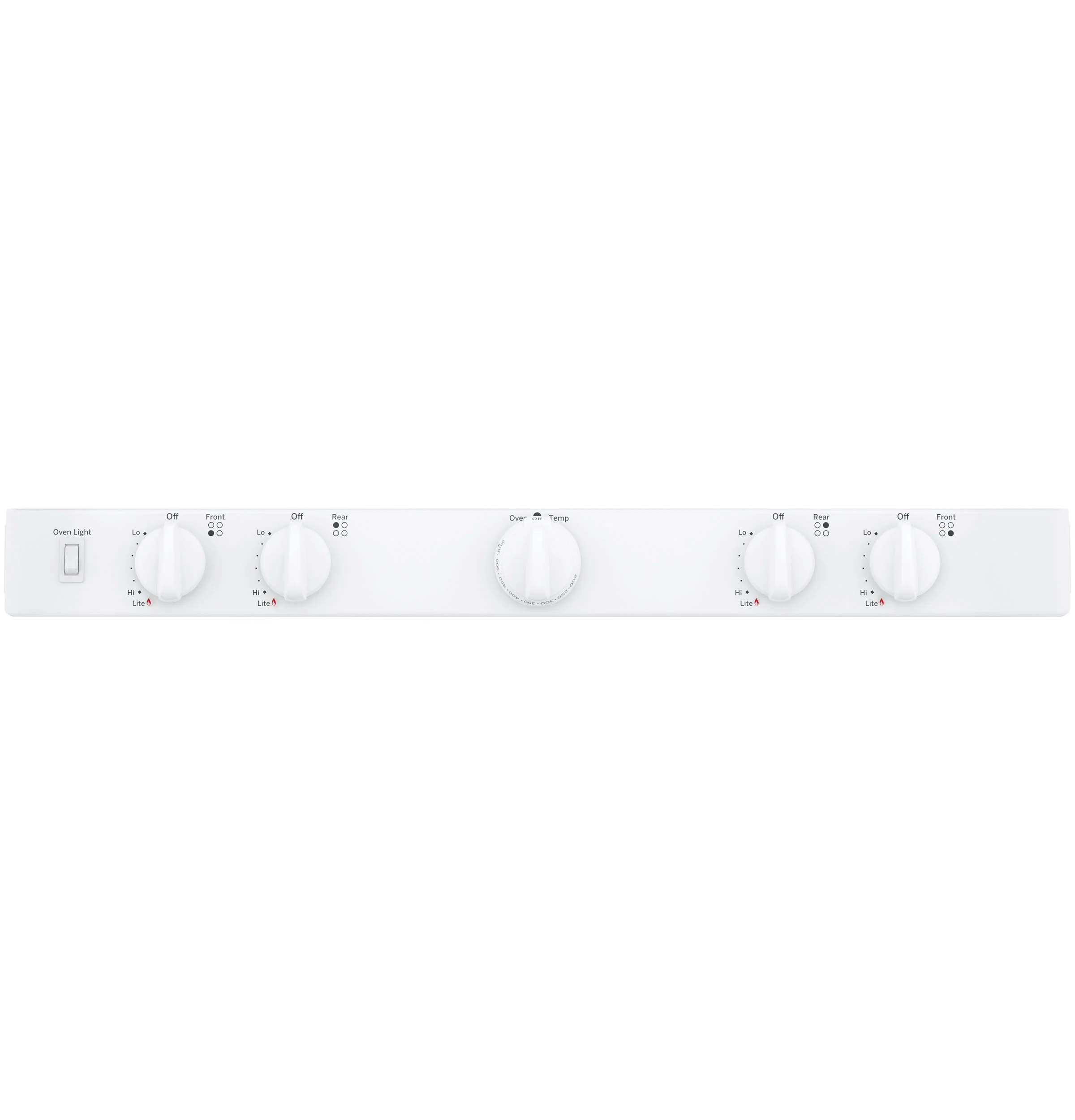GE® 30" Free-Standing Front Control Gas Range JGBS10DEMWW - Image 5