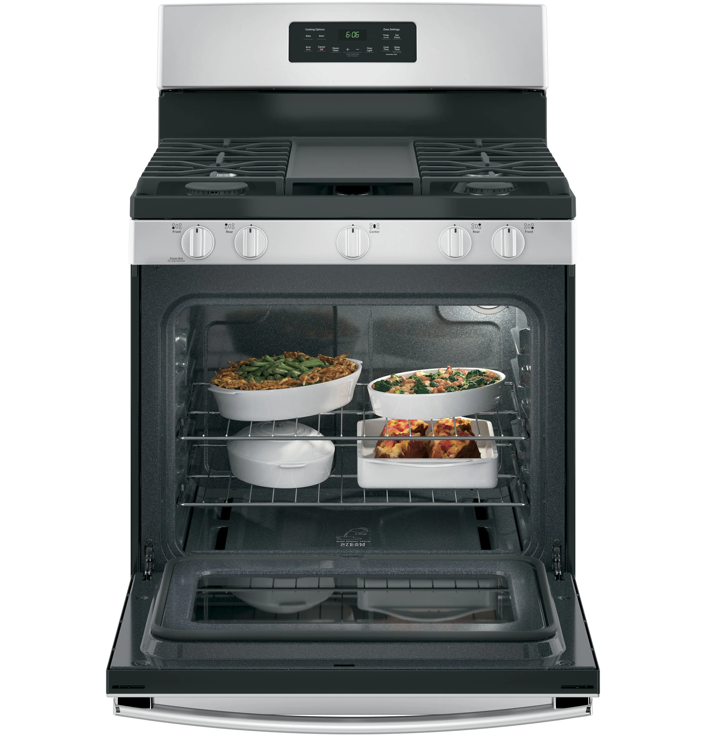 GE® 30" Free-Standing Gas Range JGBS66REKSS - Image 5