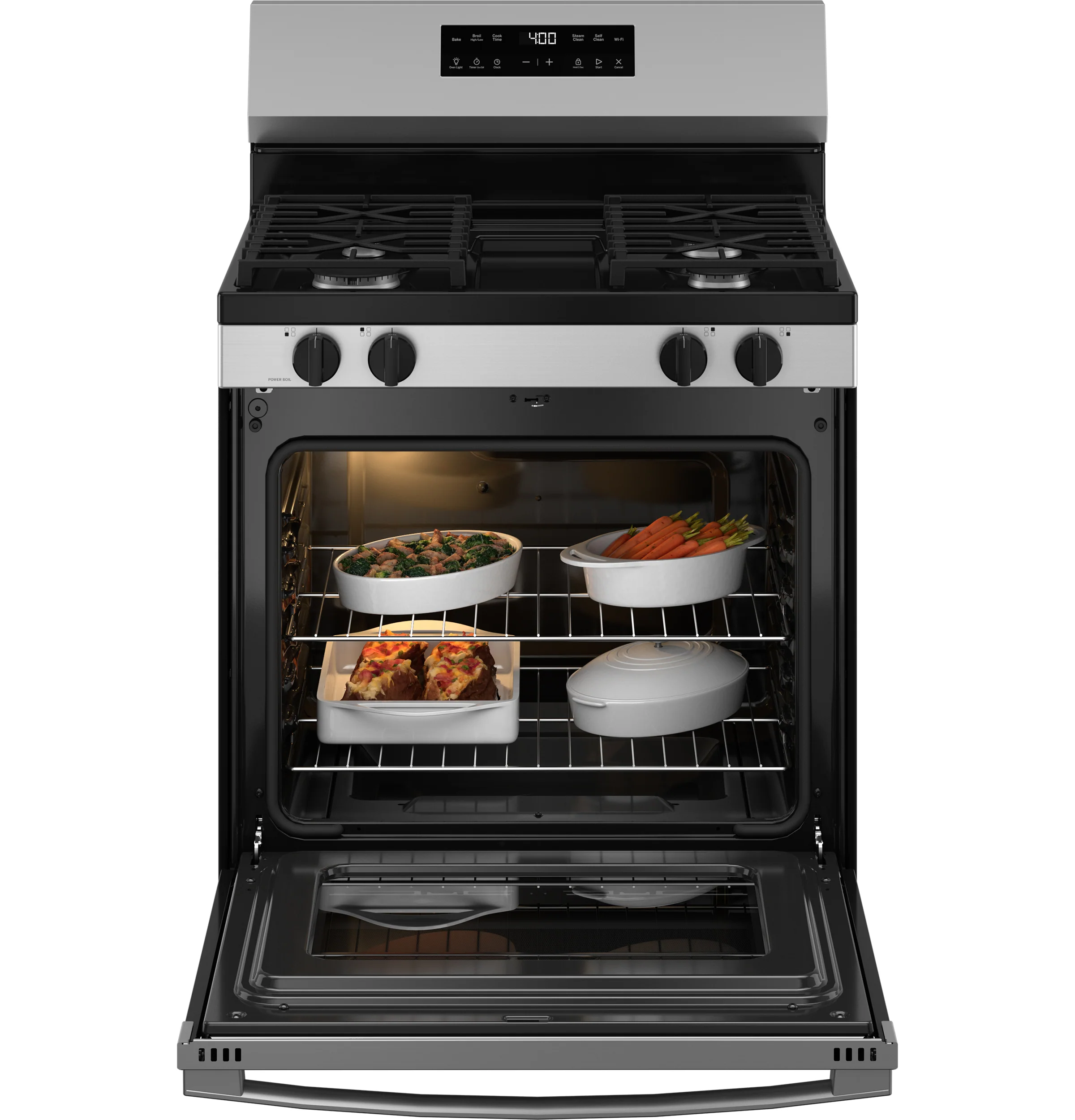 GE® 30" Free-Standing Gas Range GGF400PVSS - Image 5