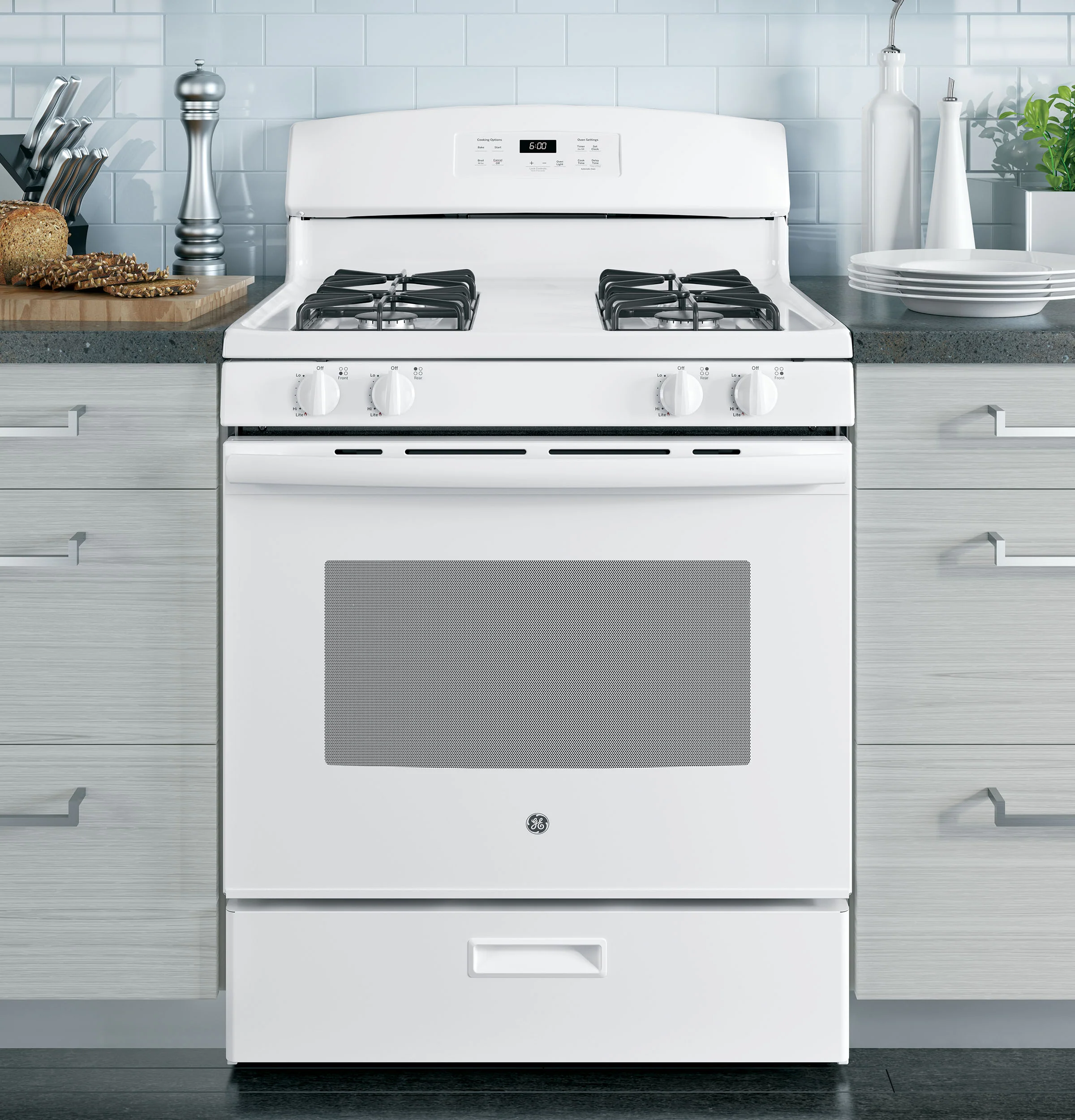 GE® 30" Free-Standing Gas Range JGBS60DEKWW - Image 7