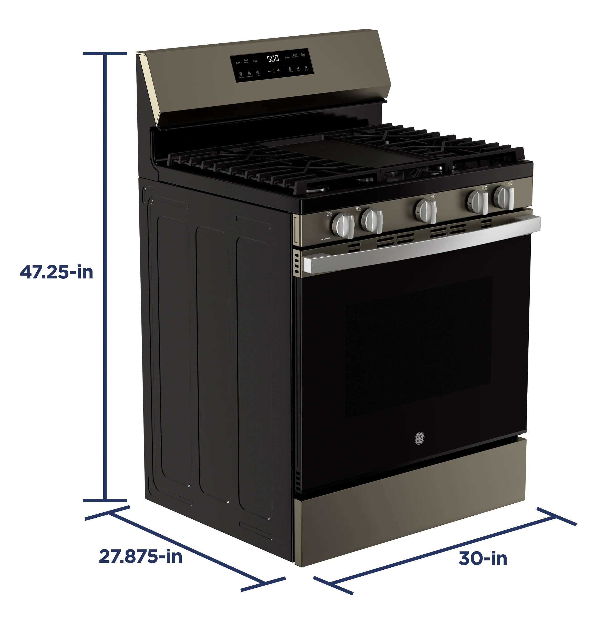 GE® 30" Free-Standing Gas Range with Crisp Mode GGF500PVES - Image 7
